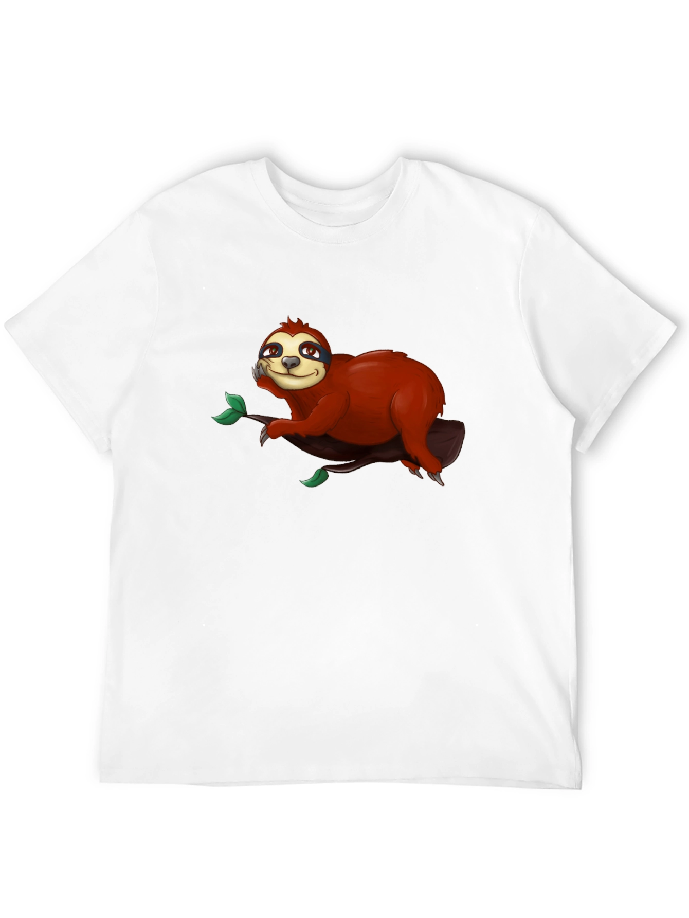 Cute Sloth on Branch Graphic T-Shirt