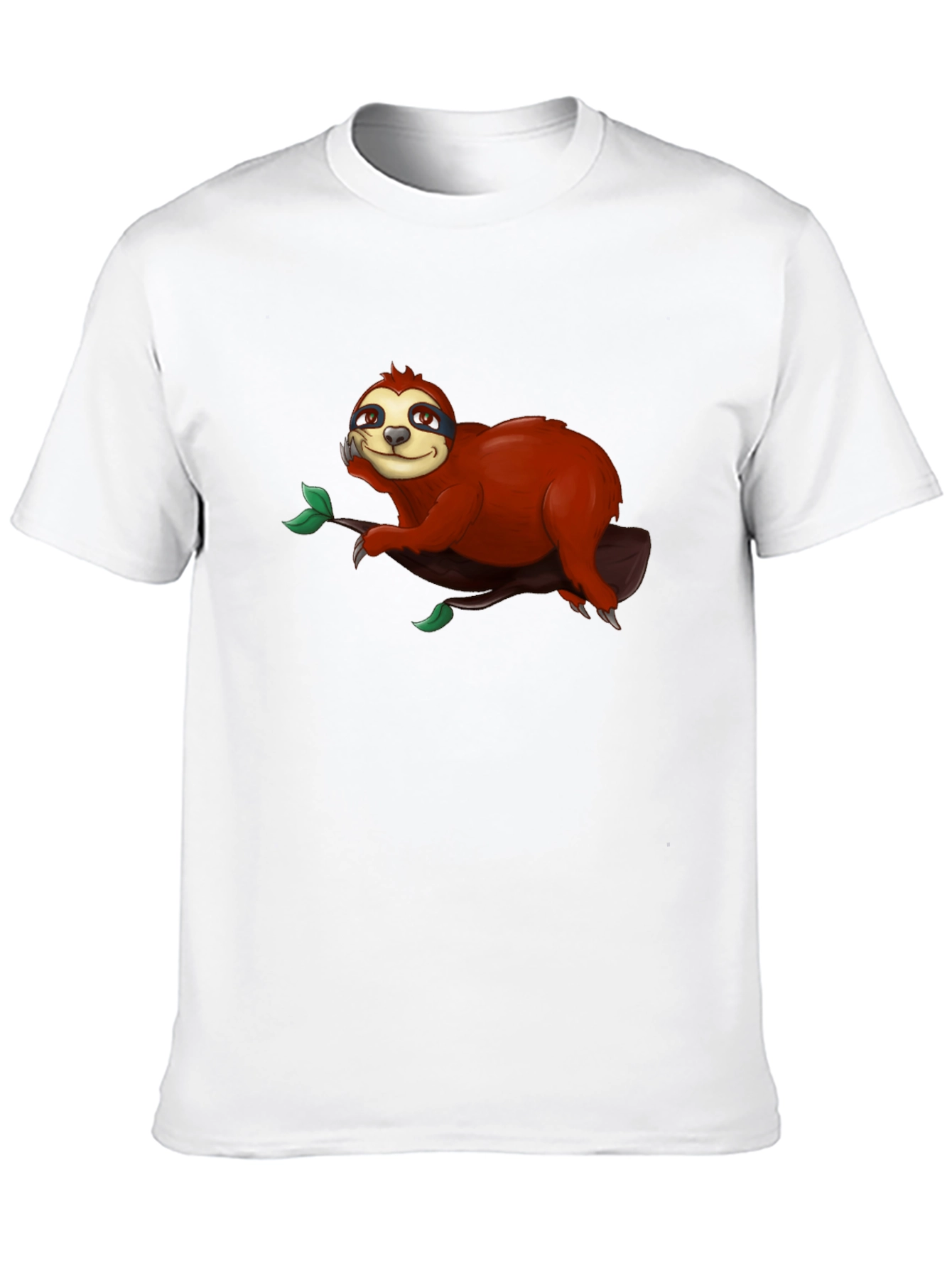 Cute Sloth on Branch Graphic T-Shirt