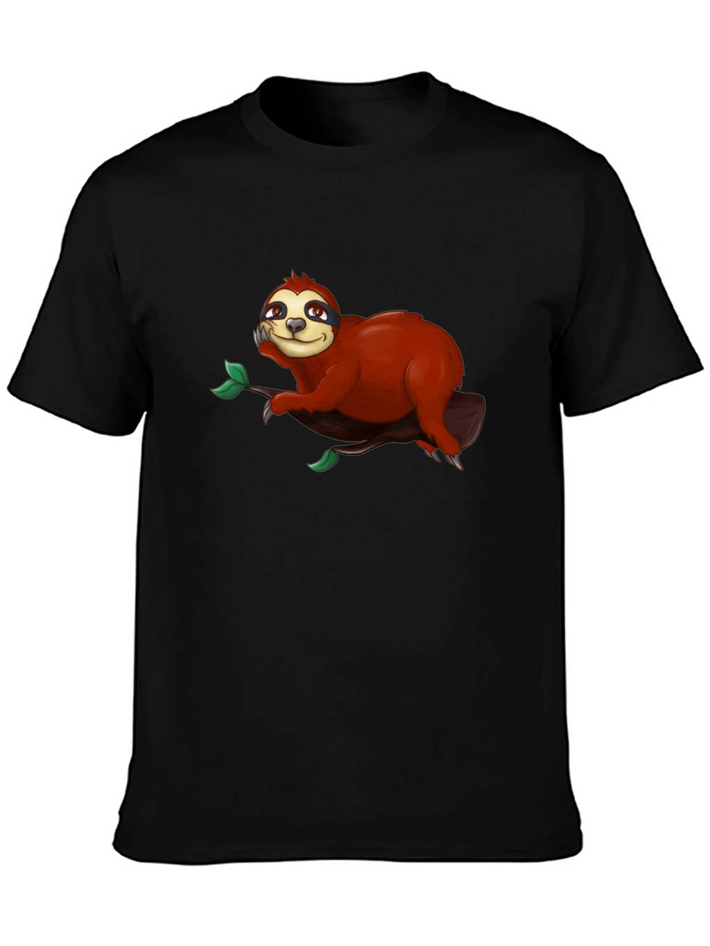 Cute Sloth on Branch Graphic T-Shirt