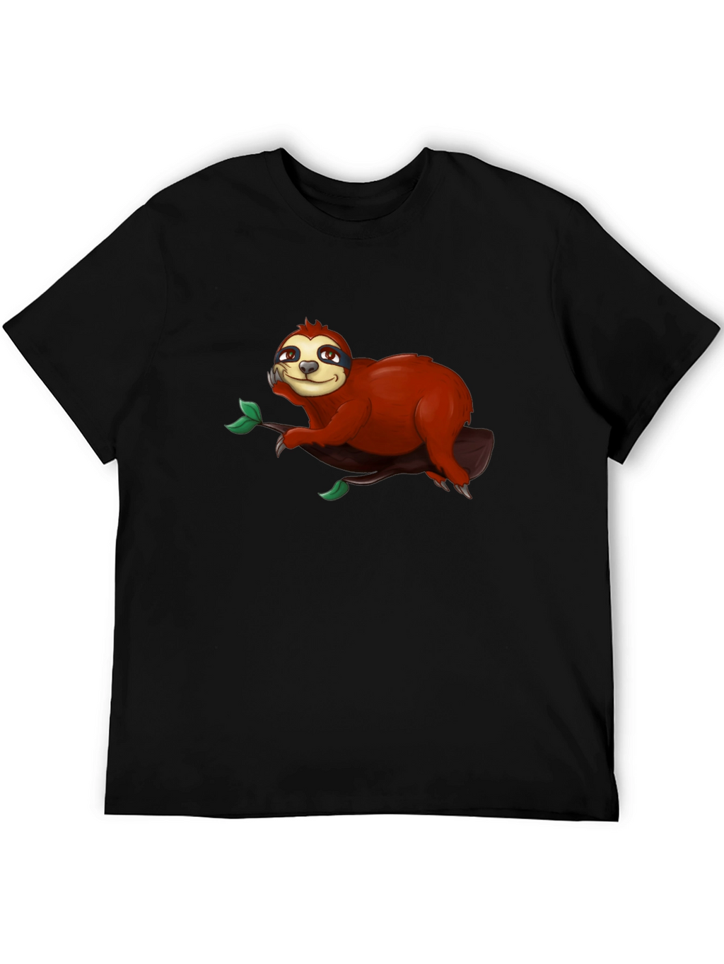 Cute Sloth on Branch Graphic T-Shirt
