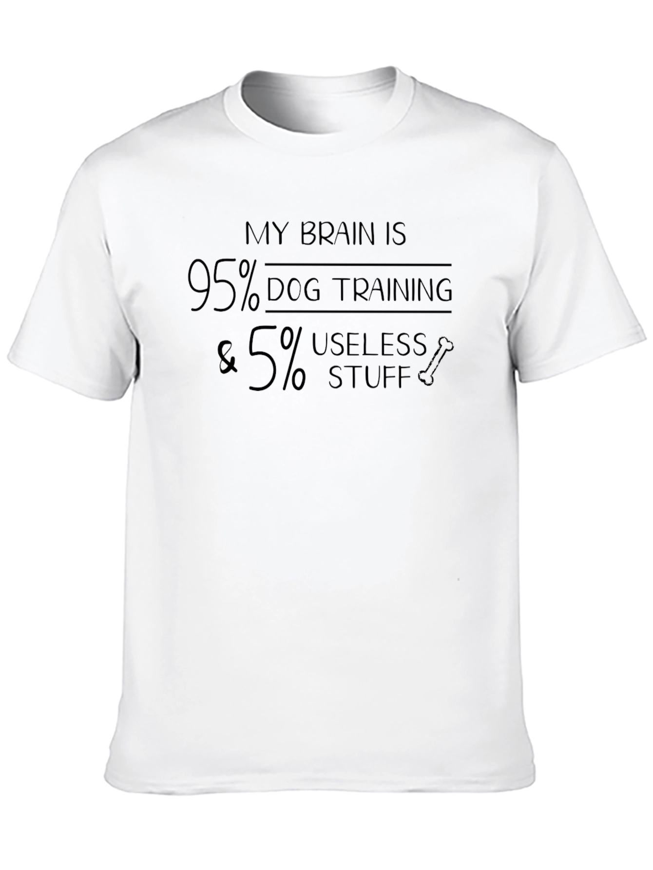 Dog Training Brain T-Shirt - Funny Dog Lover Tee