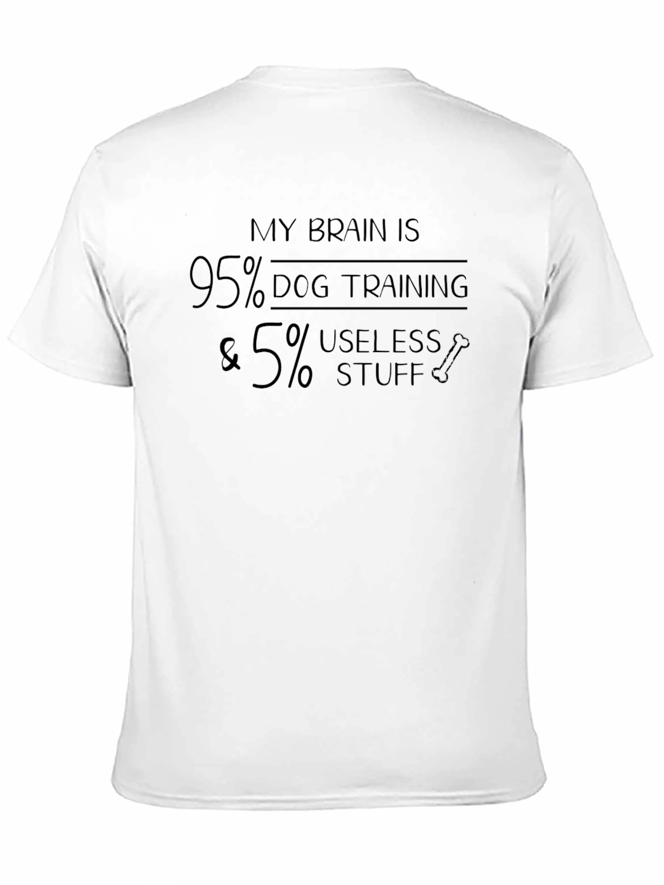 Dog Training Brain T-Shirt - Funny Dog Lover Tee
