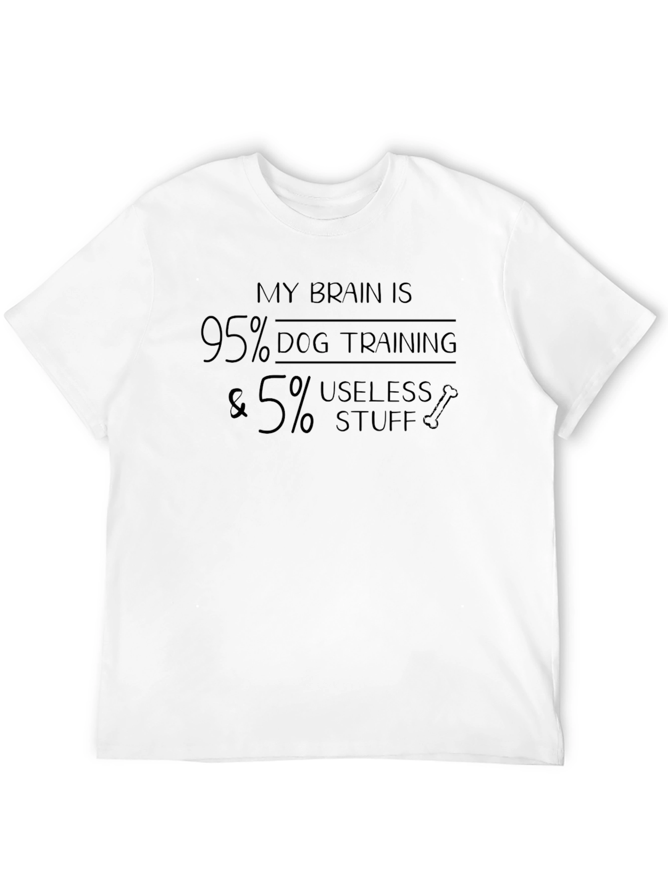 Dog Training Brain T-Shirt - Funny Dog Lover Tee