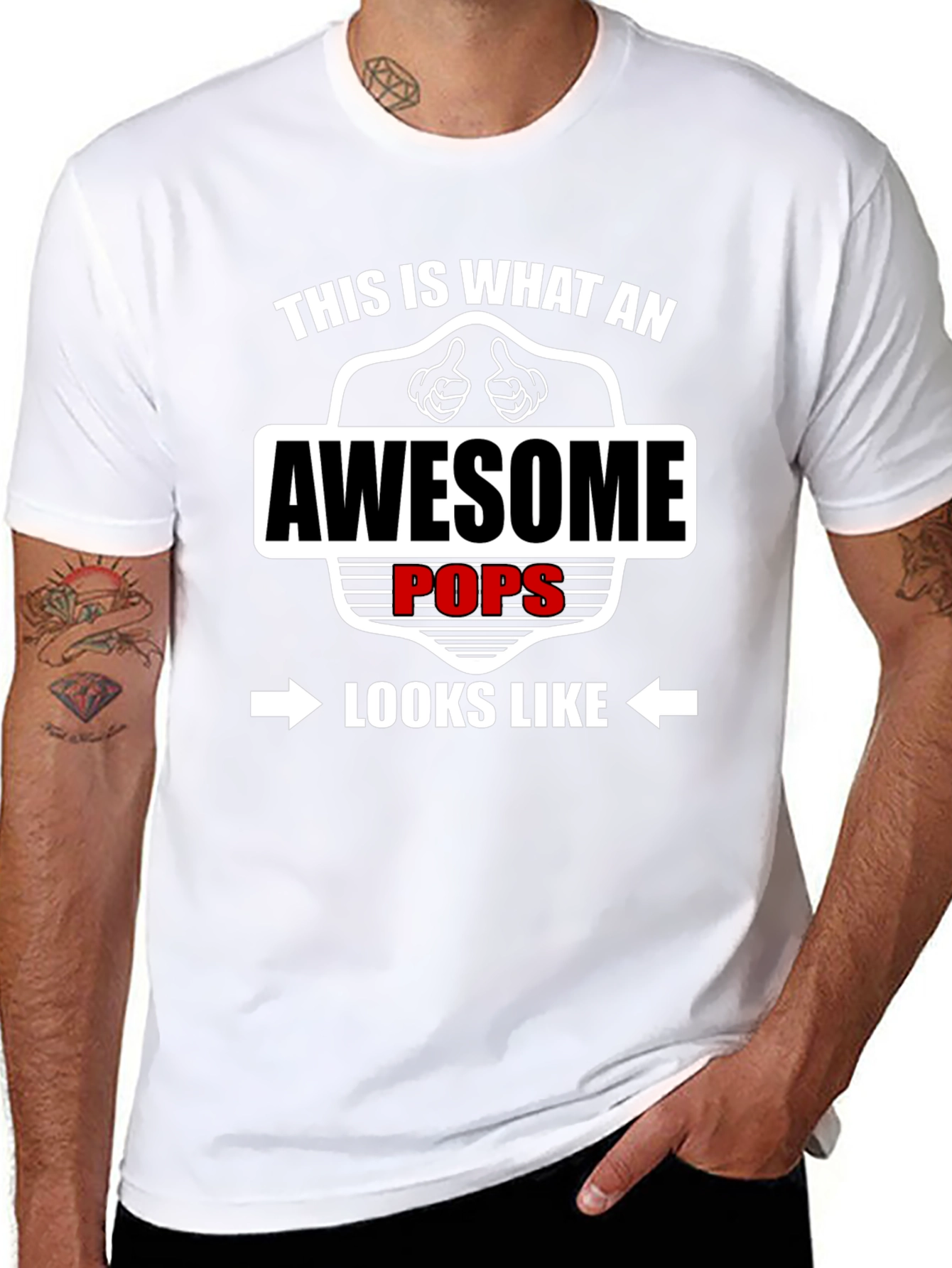 Awesome Pops T-Shirt - This is What An Awesome Pops Looks Like