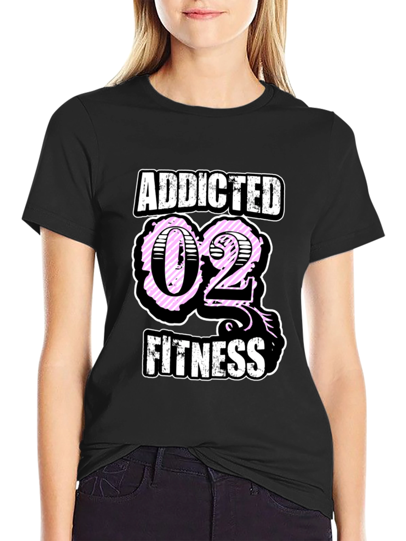 Addicted O2 Fitness Graphic T-Shirt