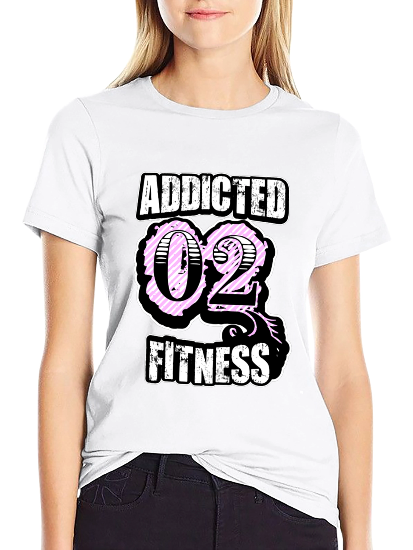 Addicted O2 Fitness Graphic T-Shirt