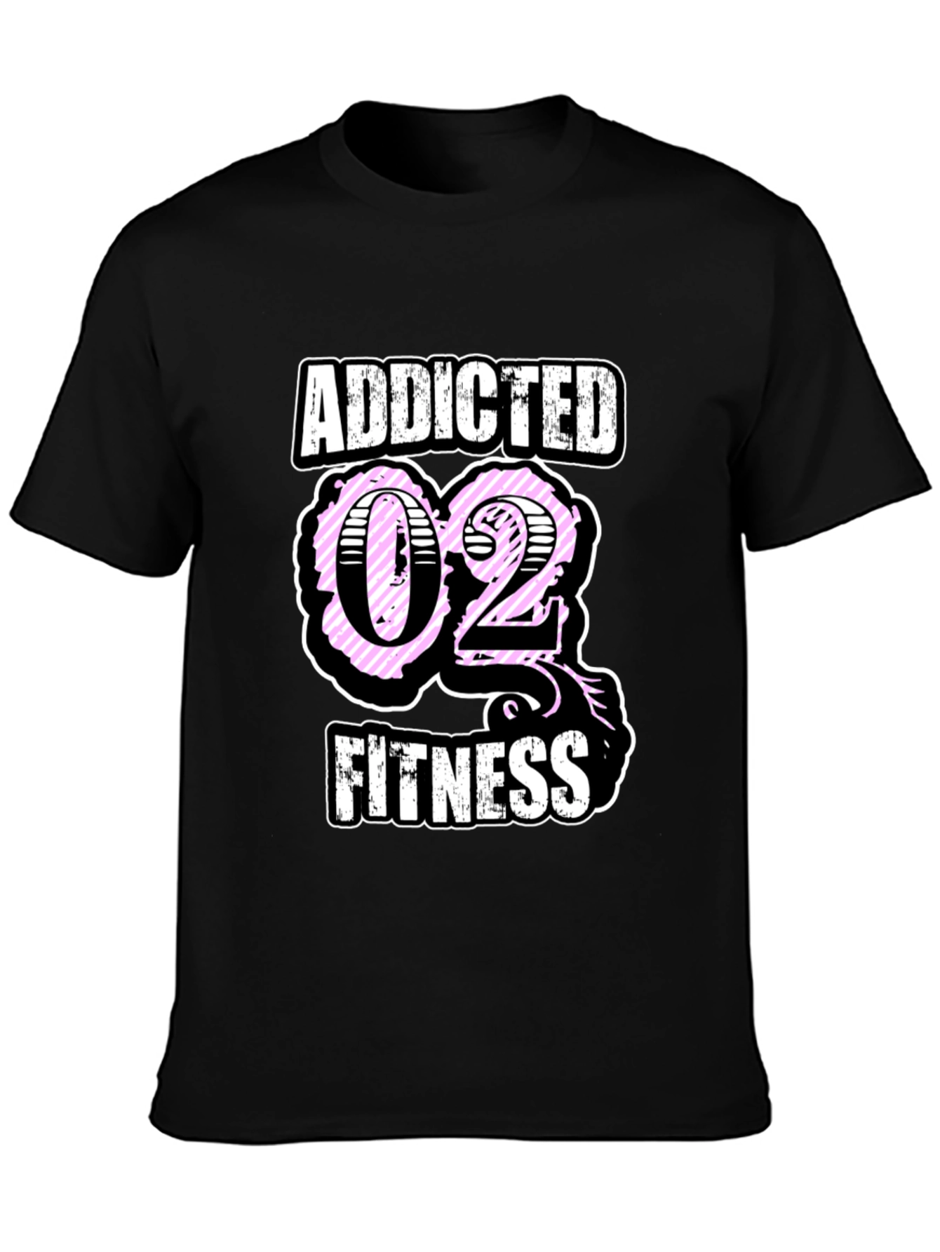 Addicted O2 Fitness Graphic T-Shirt