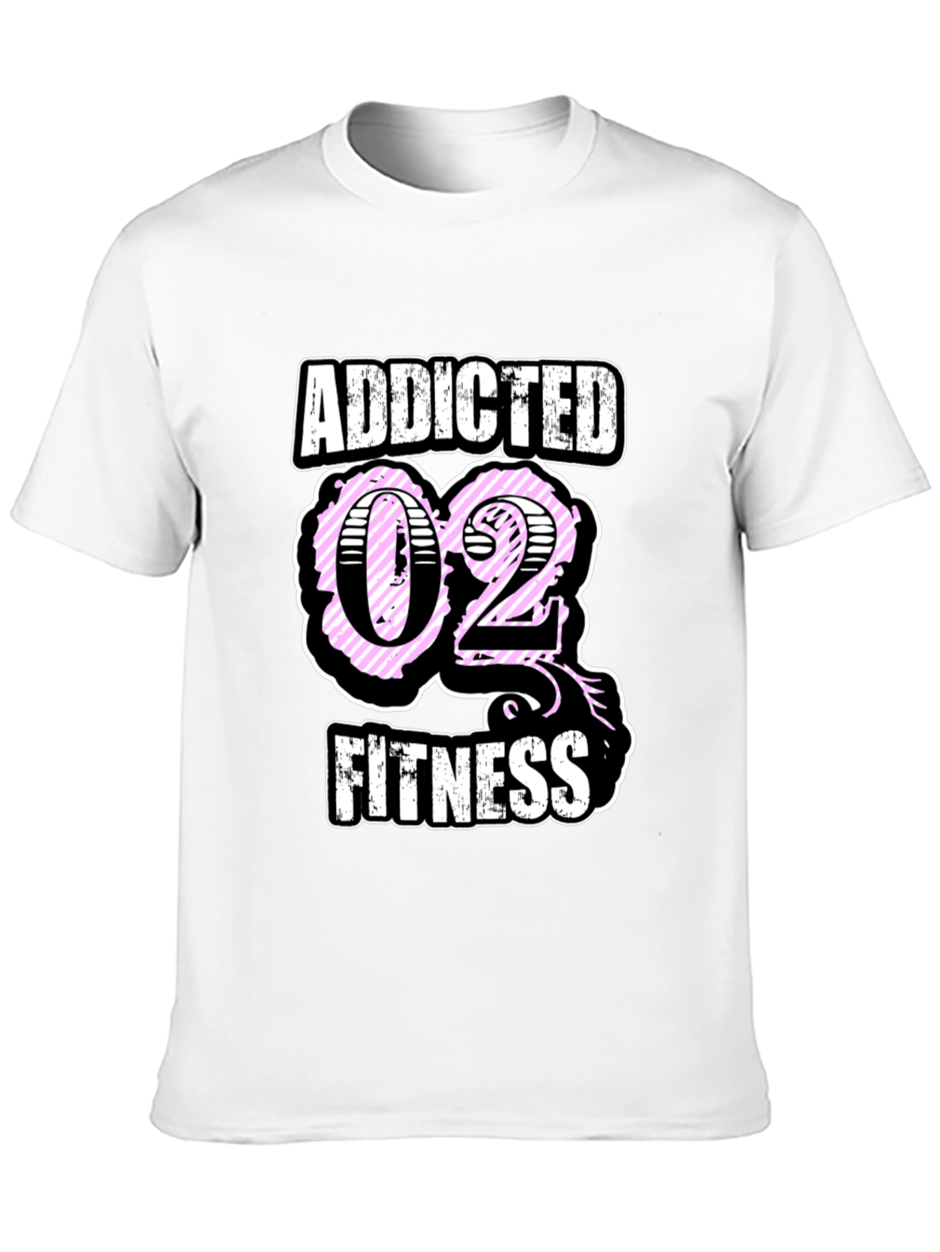 Addicted O2 Fitness Graphic T-Shirt