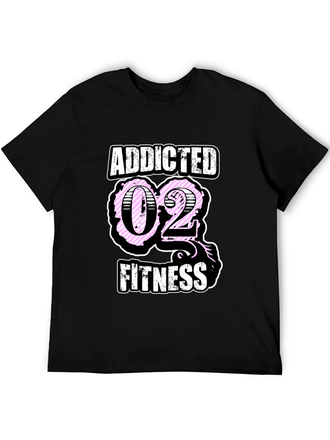 Addicted O2 Fitness Graphic T-Shirt