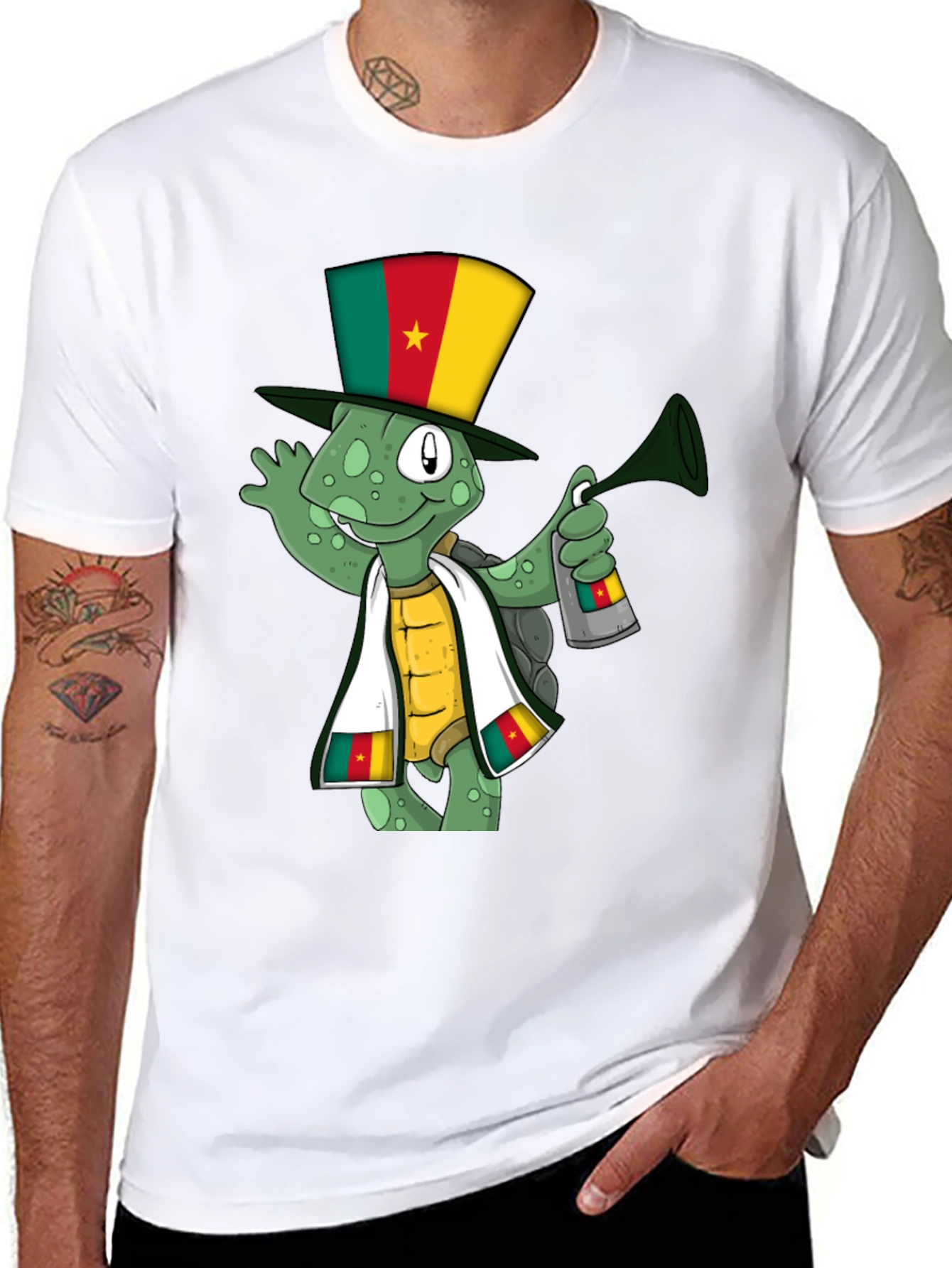 Cameroon Turtle T-Shirt - Novelty Design