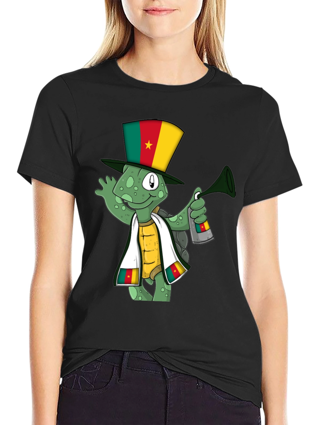 Cameroon Turtle T-Shirt - Novelty Design