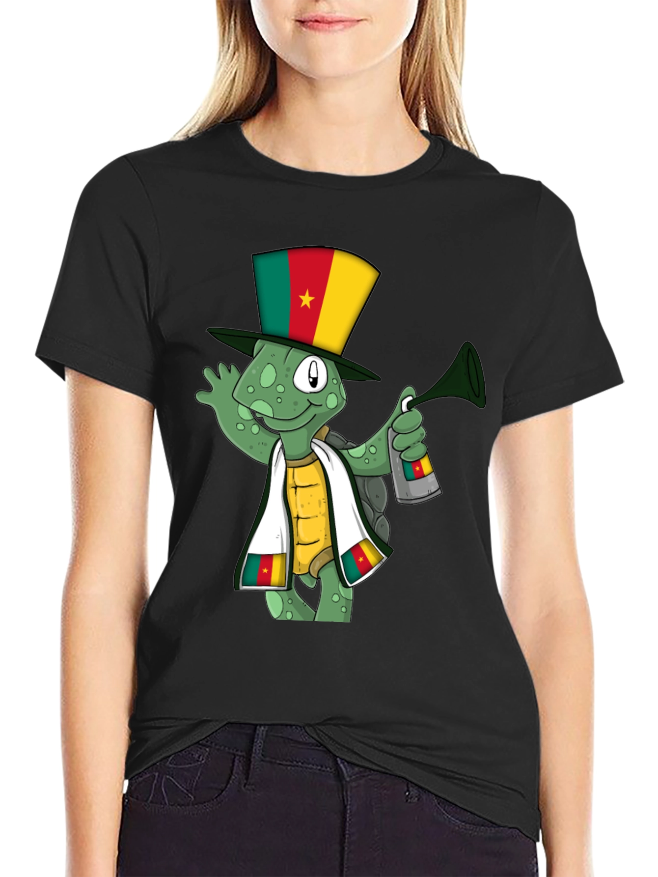 Cameroon Turtle T-Shirt - Novelty Design
