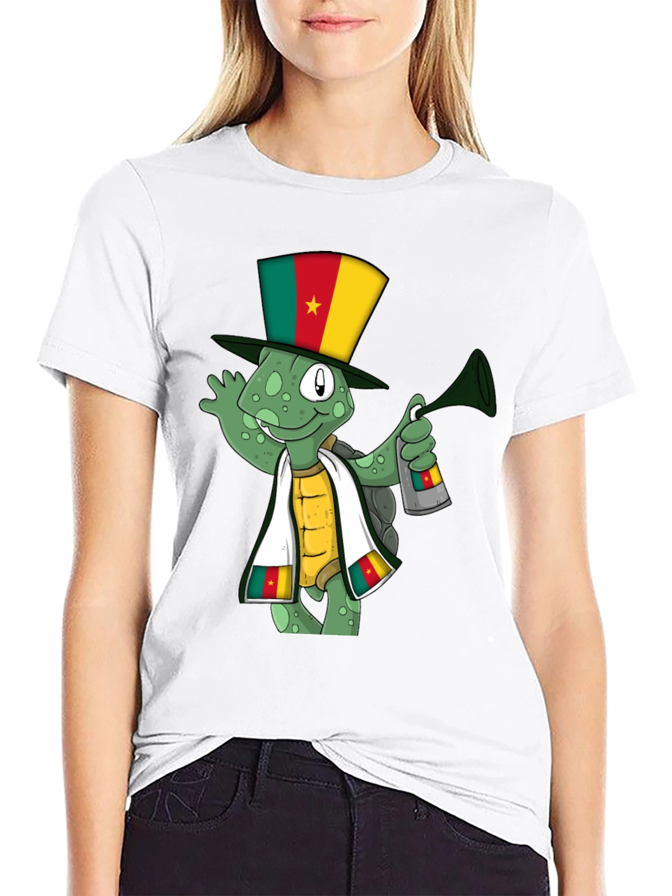 Cameroon Turtle T-Shirt - Novelty Design