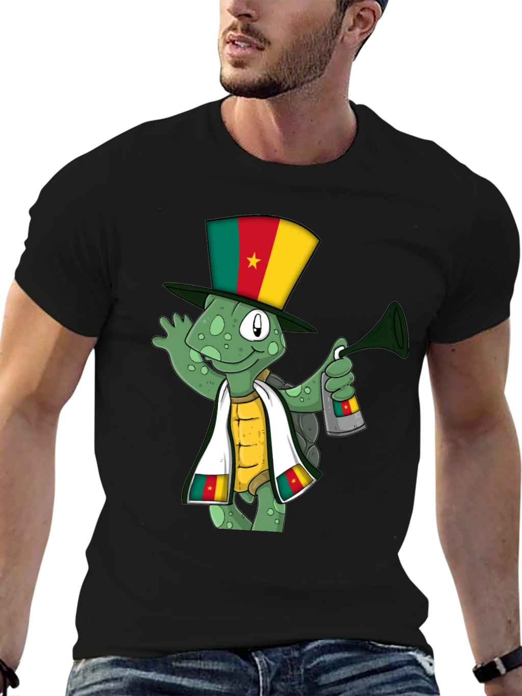 Cameroon Turtle T-Shirt - Novelty Design