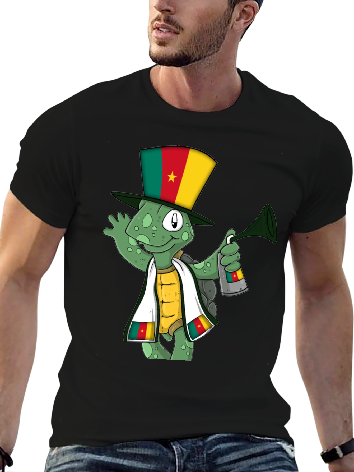 Cameroon Turtle T-Shirt - Novelty Design
