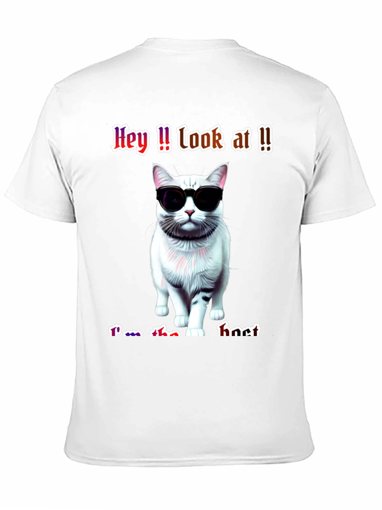 Cool Cat Graphic Tee - Im the It T-Shirt