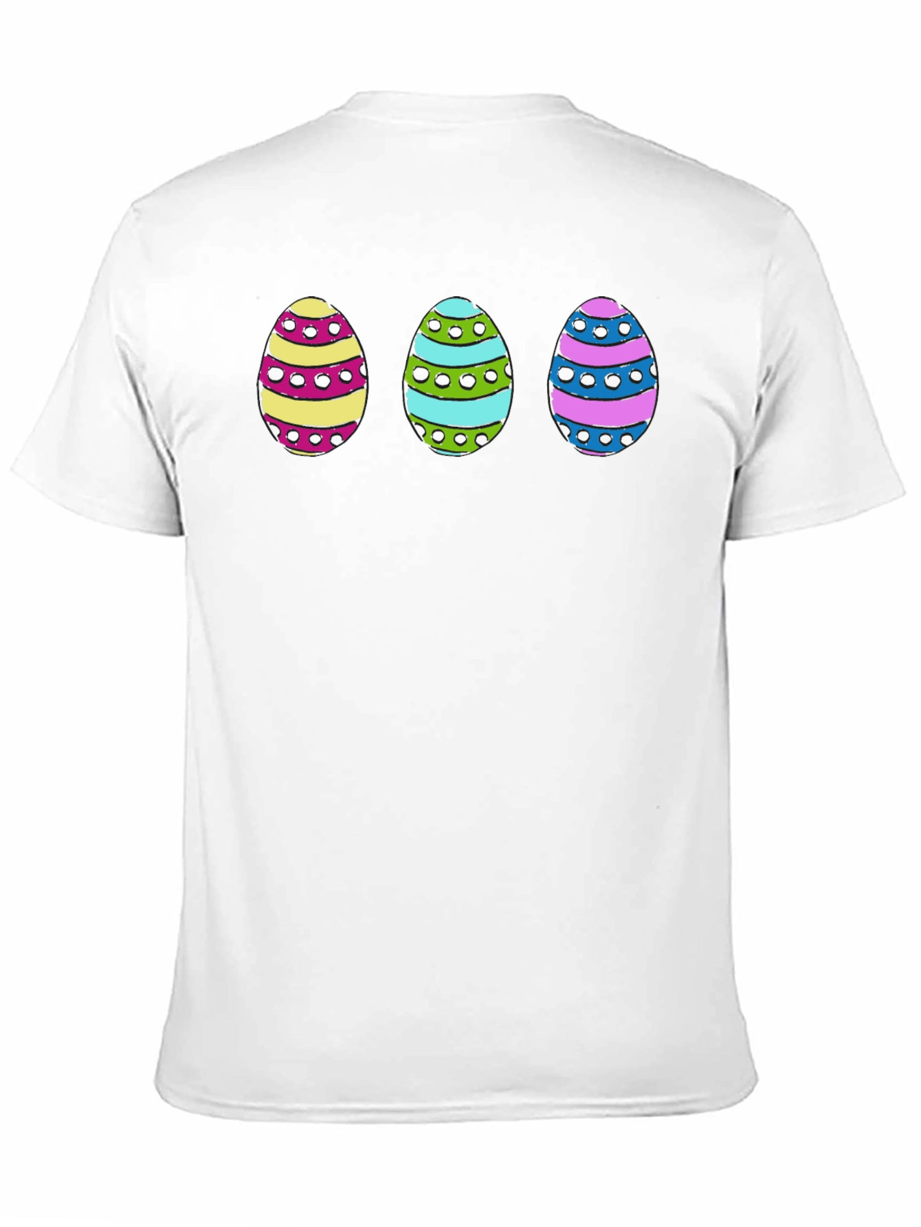 Easter Egg Graphic Print Tee - Fun Holiday Apparel