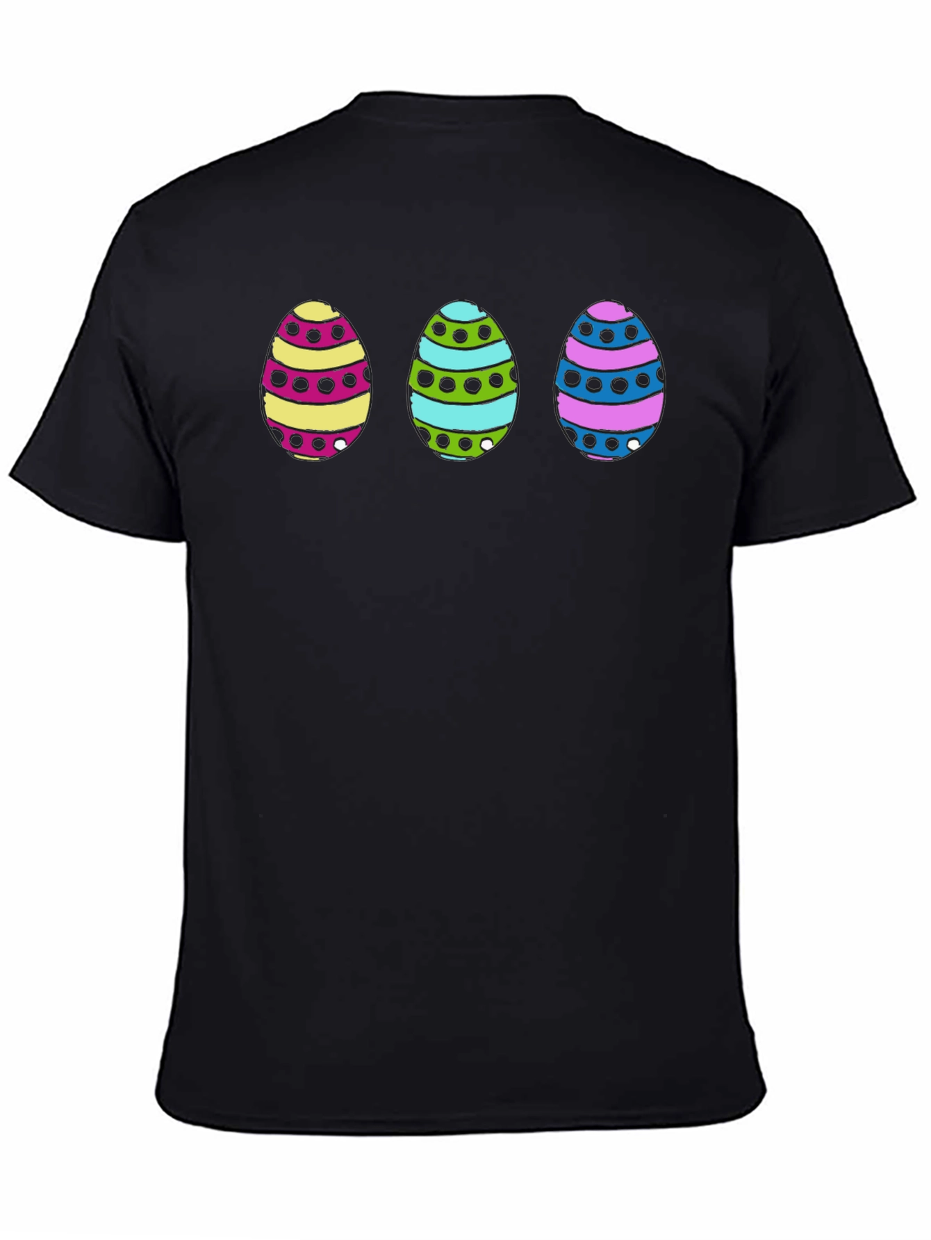 Easter Egg Graphic Print Tee - Fun Holiday Apparel