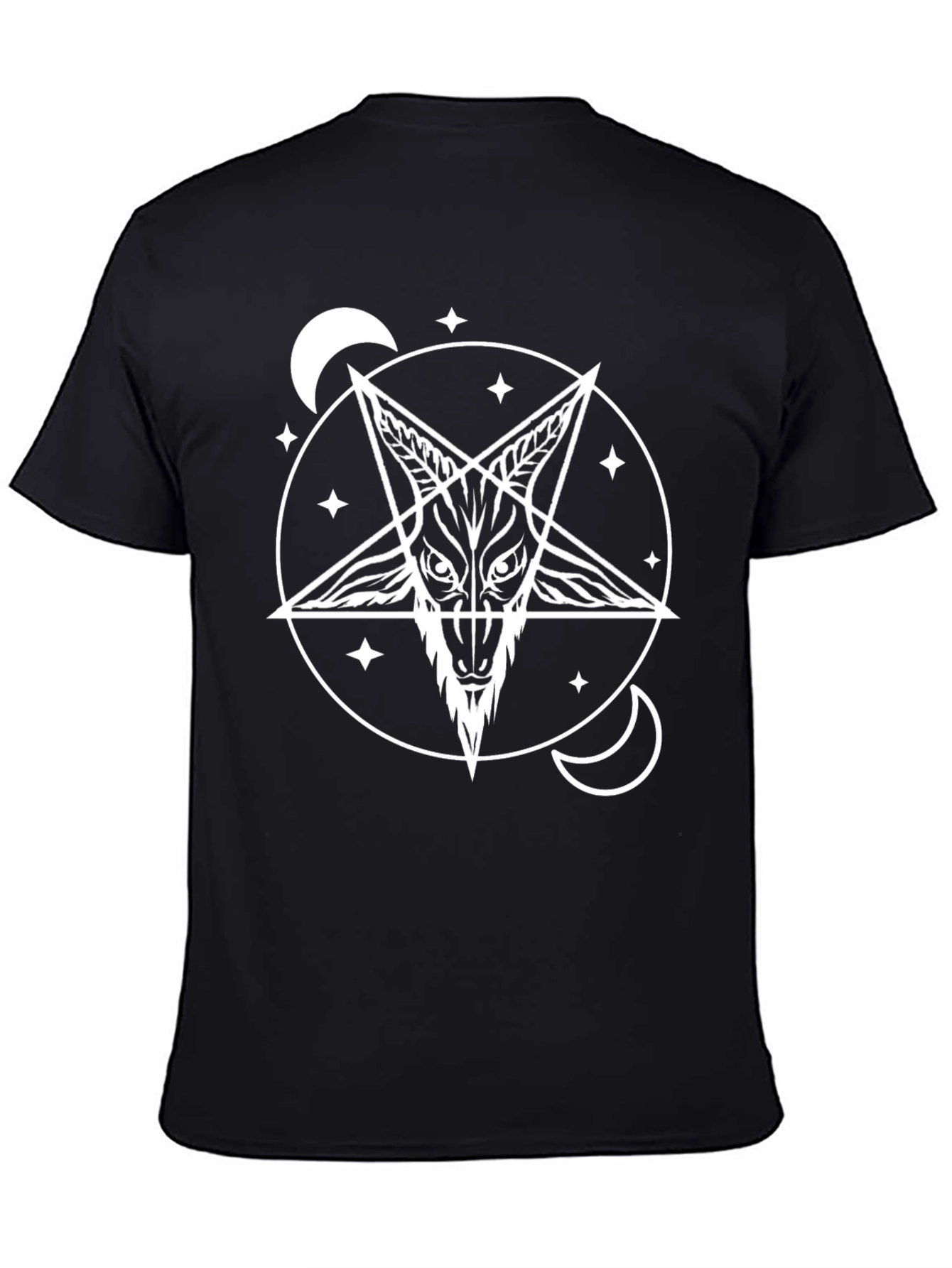 Baphomet T-Shirt - Occult Goat Head Design