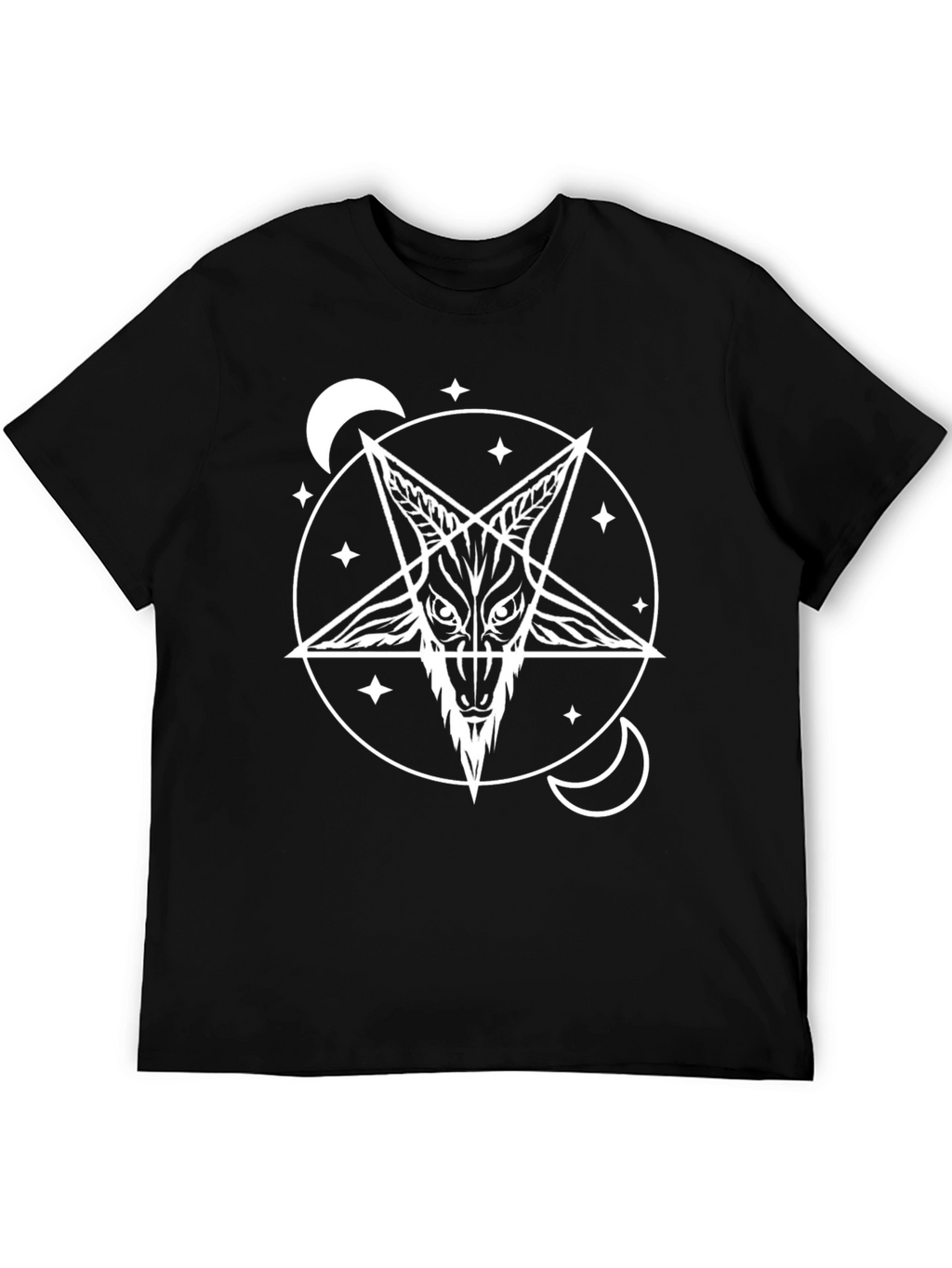 Baphomet T-Shirt - Occult Goat Head Design