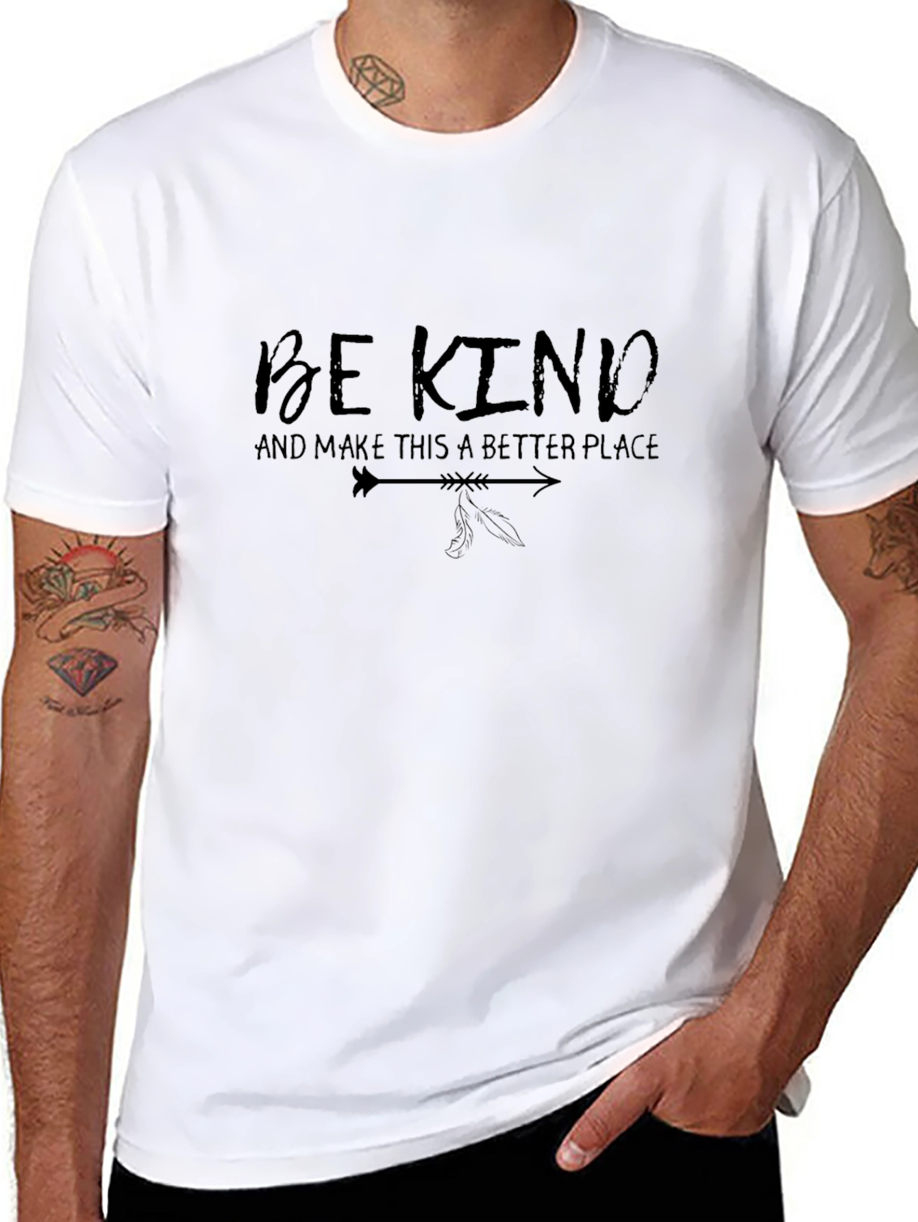 Be Kind Graphic Tee - Black Unisex T-Shirt