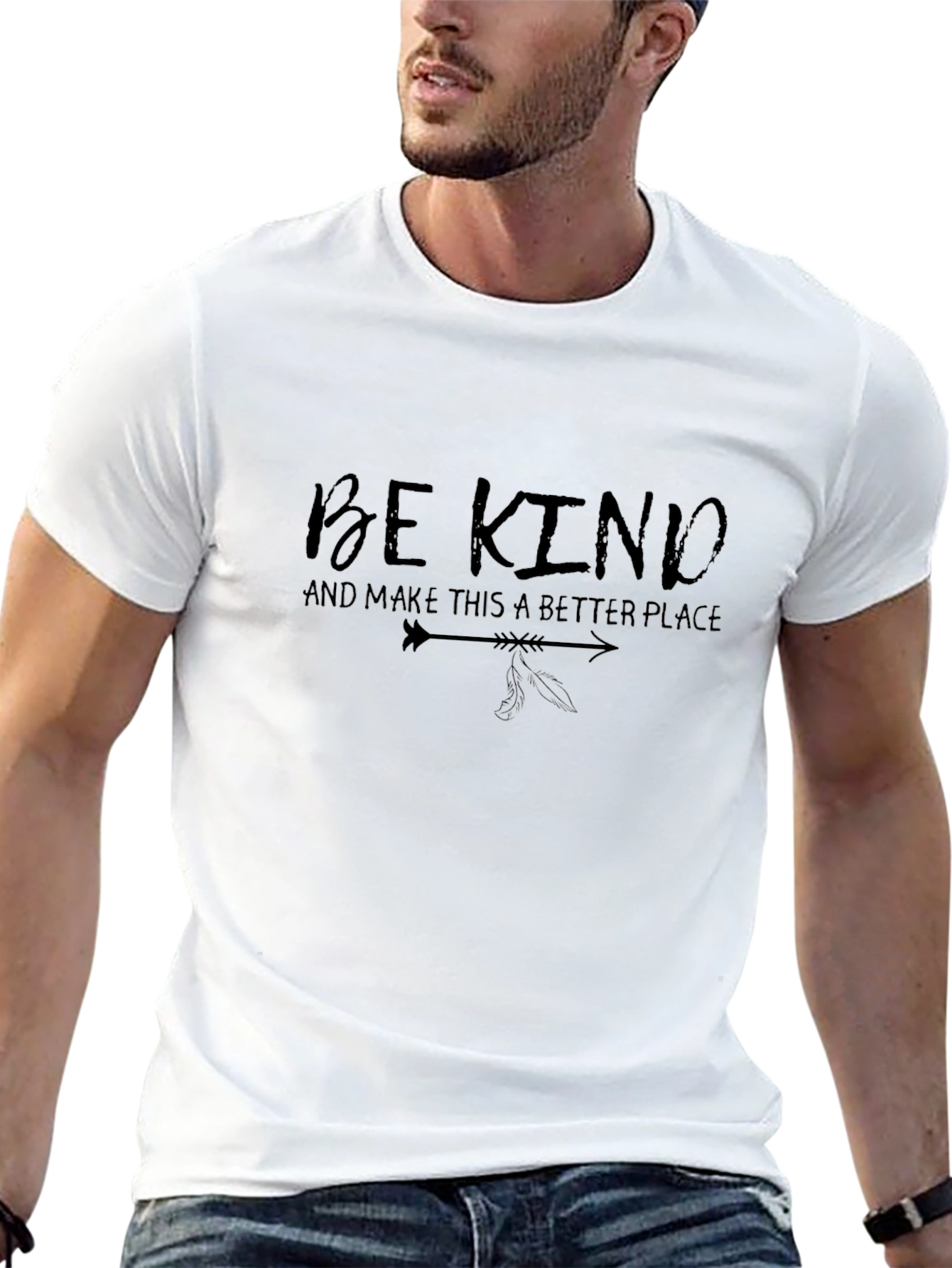 Be Kind Graphic Tee - Black Unisex T-Shirt