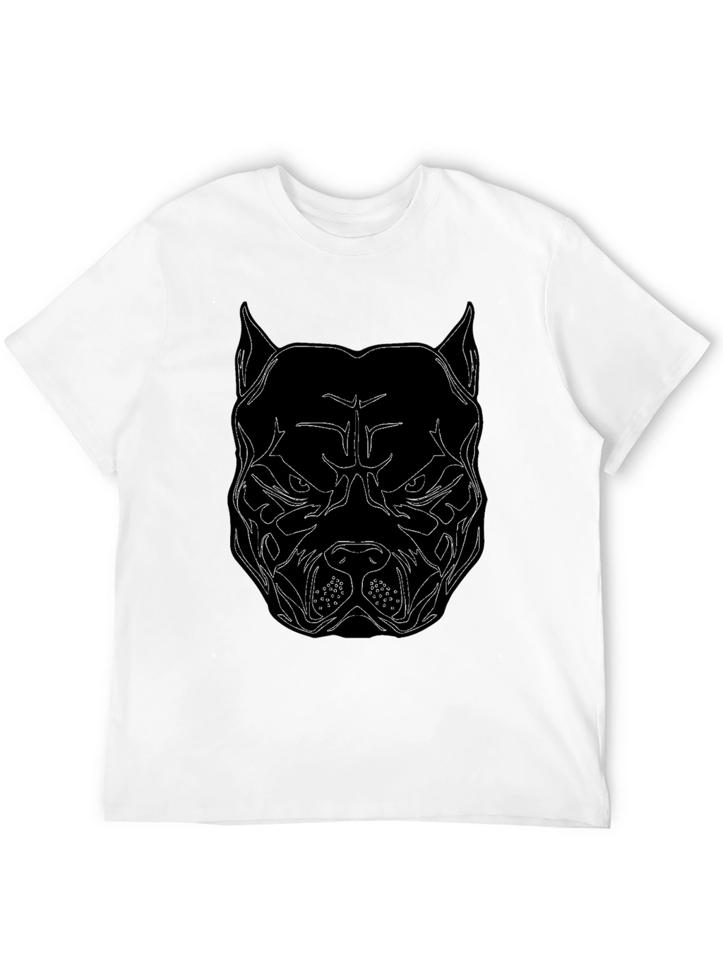 Black Pitbull Graphic Tee - Bold Streetwear