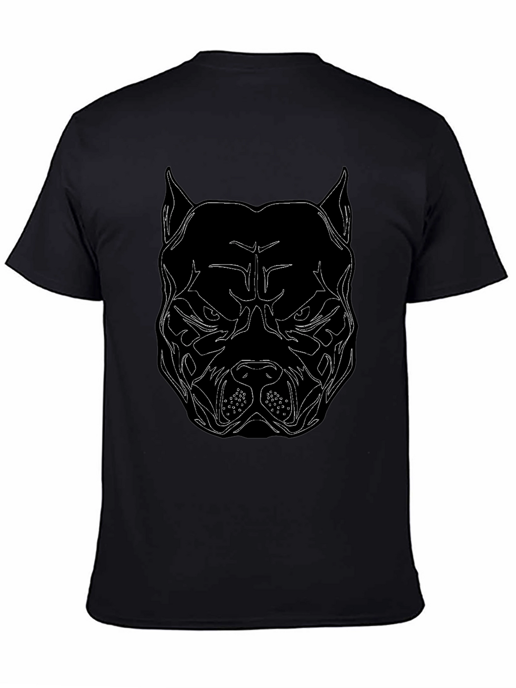 Black Pitbull Graphic Tee - Bold Streetwear