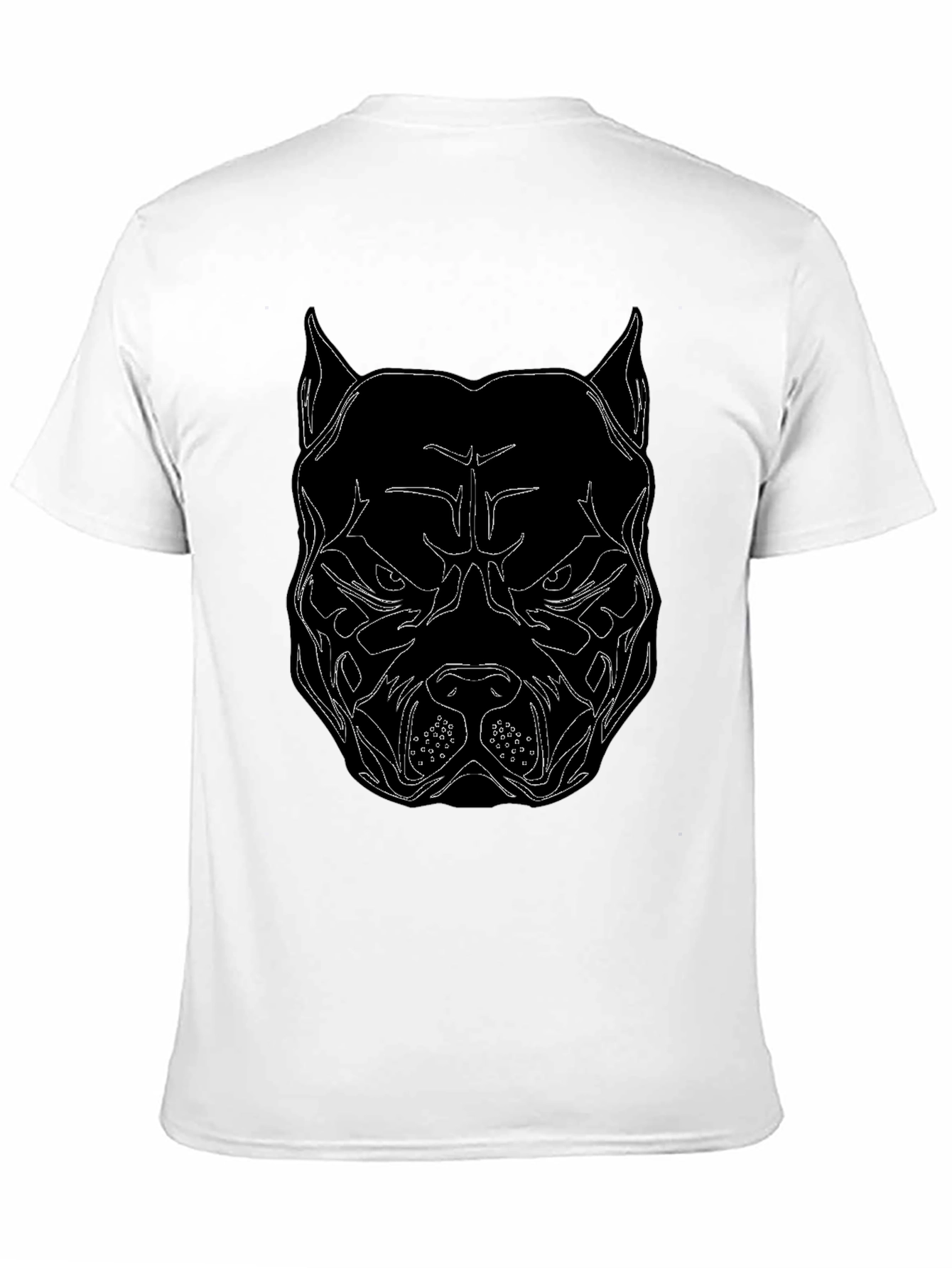 Black Pitbull Graphic Tee - Bold Streetwear