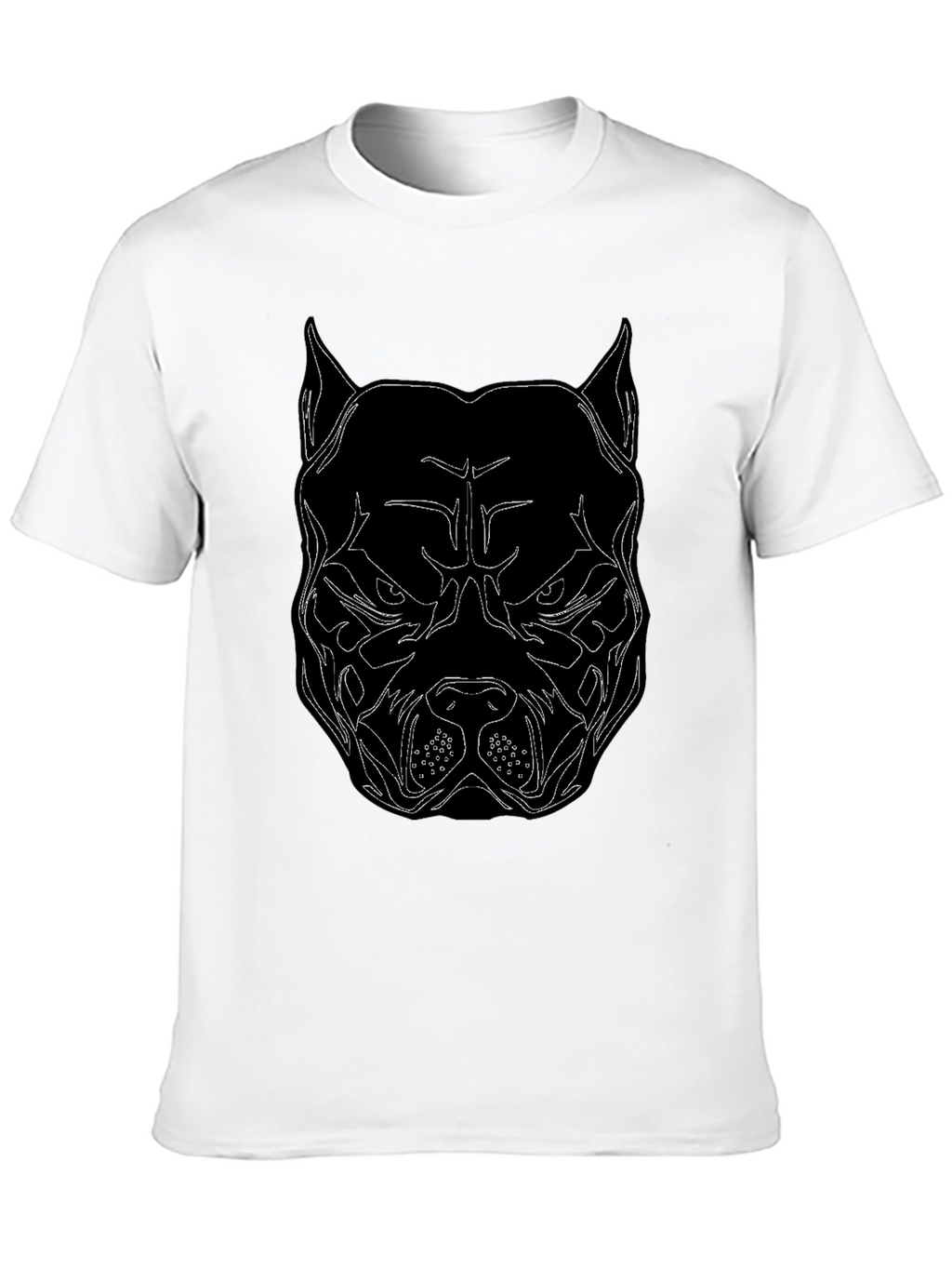 Black Pitbull Graphic Tee - Bold Streetwear