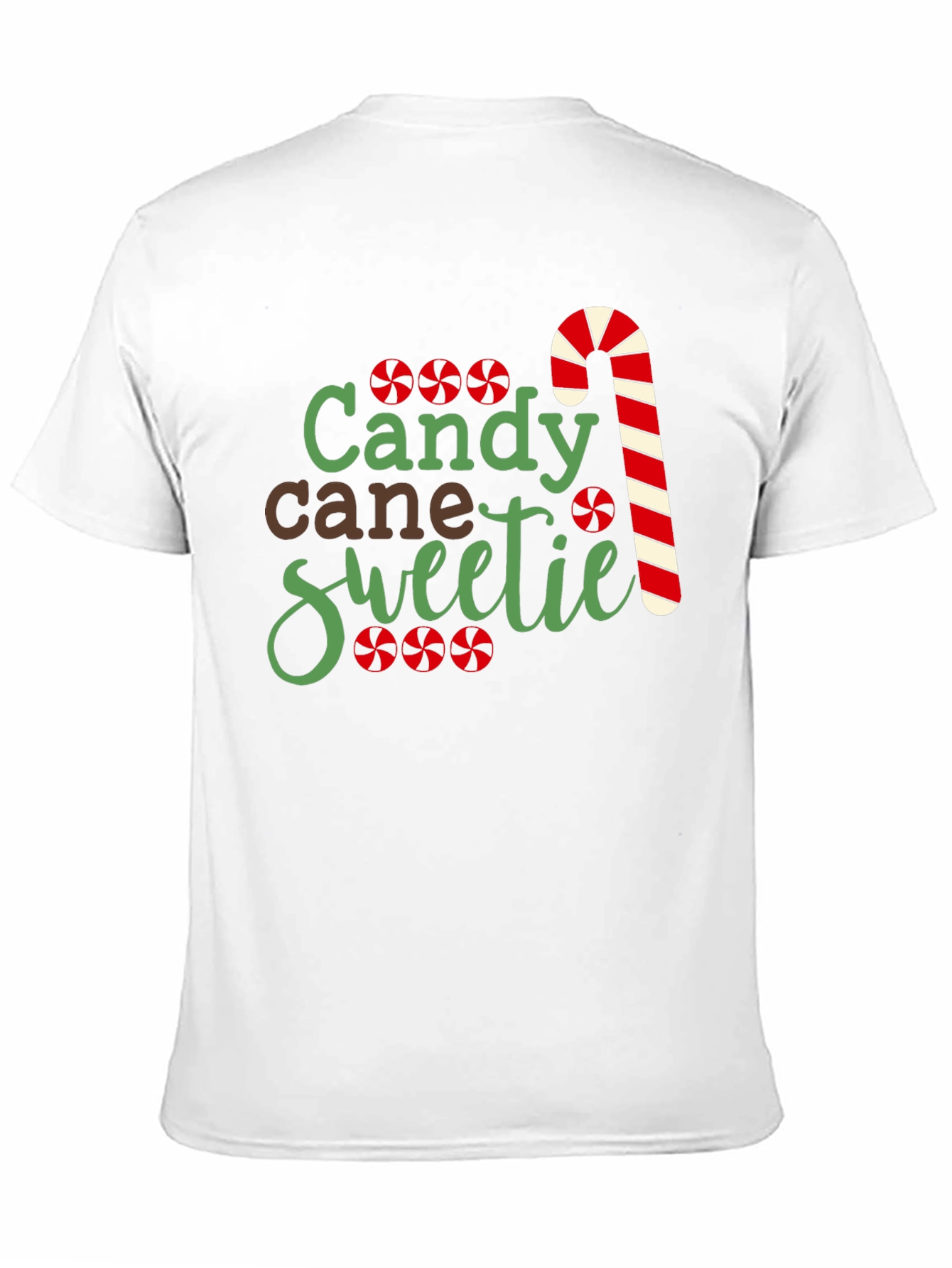 Candy Cane Sweetie Graphic Tee - Holiday Shirt
