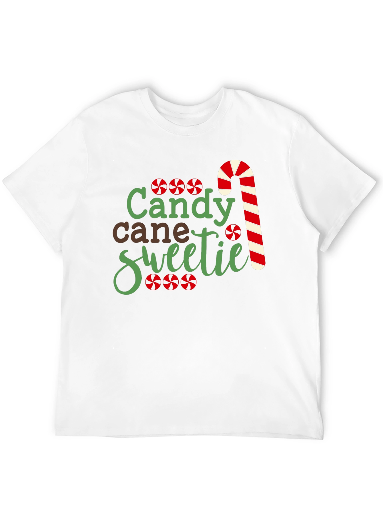 Candy Cane Sweetie Graphic Tee - Holiday Shirt