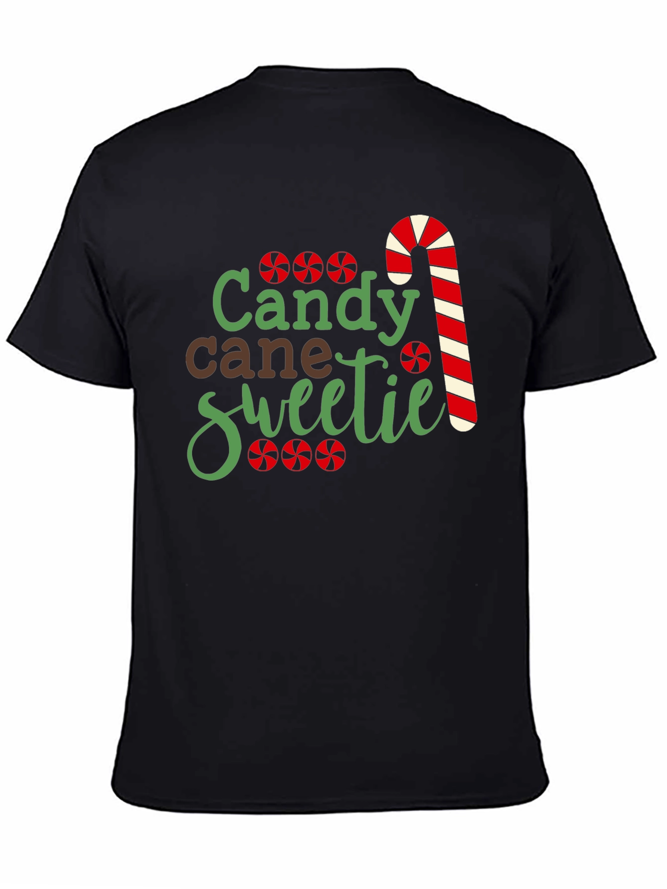 Candy Cane Sweetie Graphic Tee - Holiday Shirt