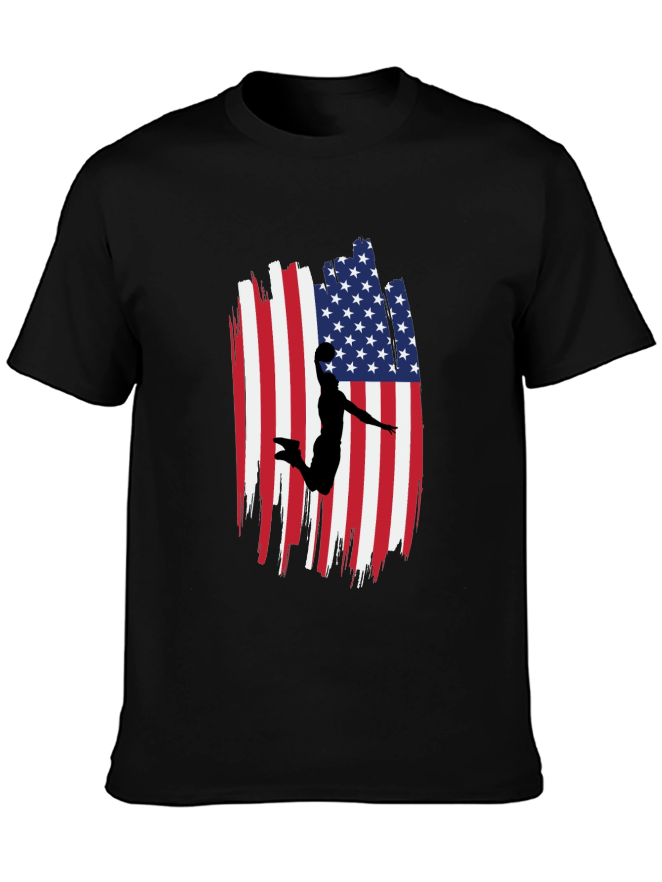 American Flag Basketball Graphic Tee