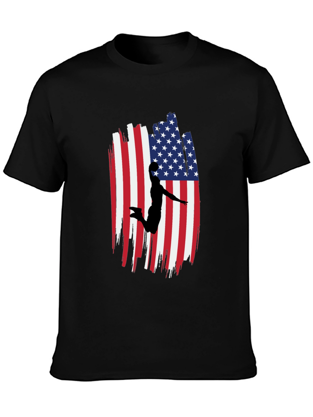 American Flag Basketball Graphic Tee