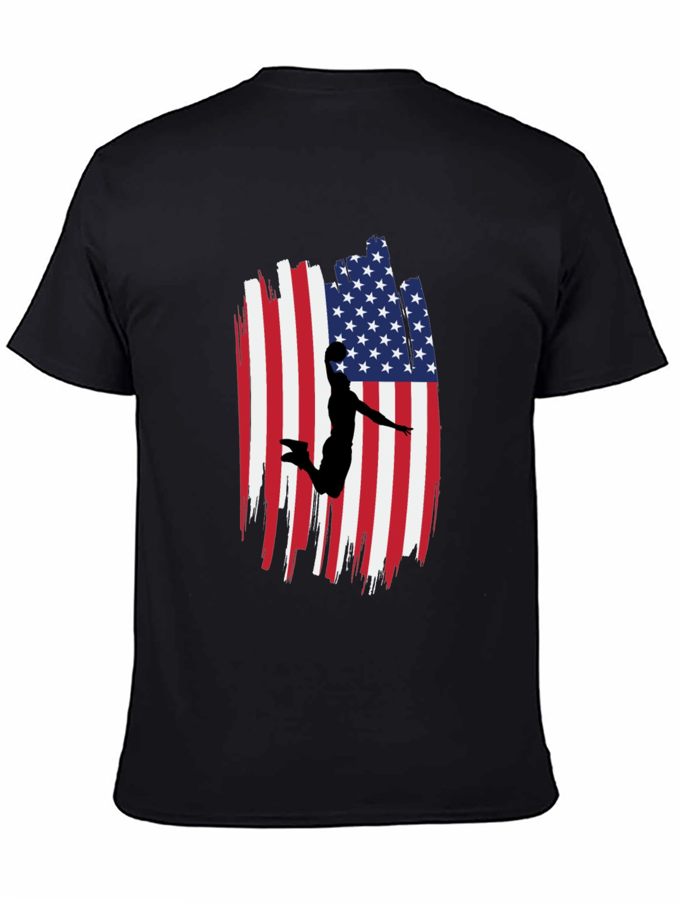 American Flag Basketball Graphic Tee
