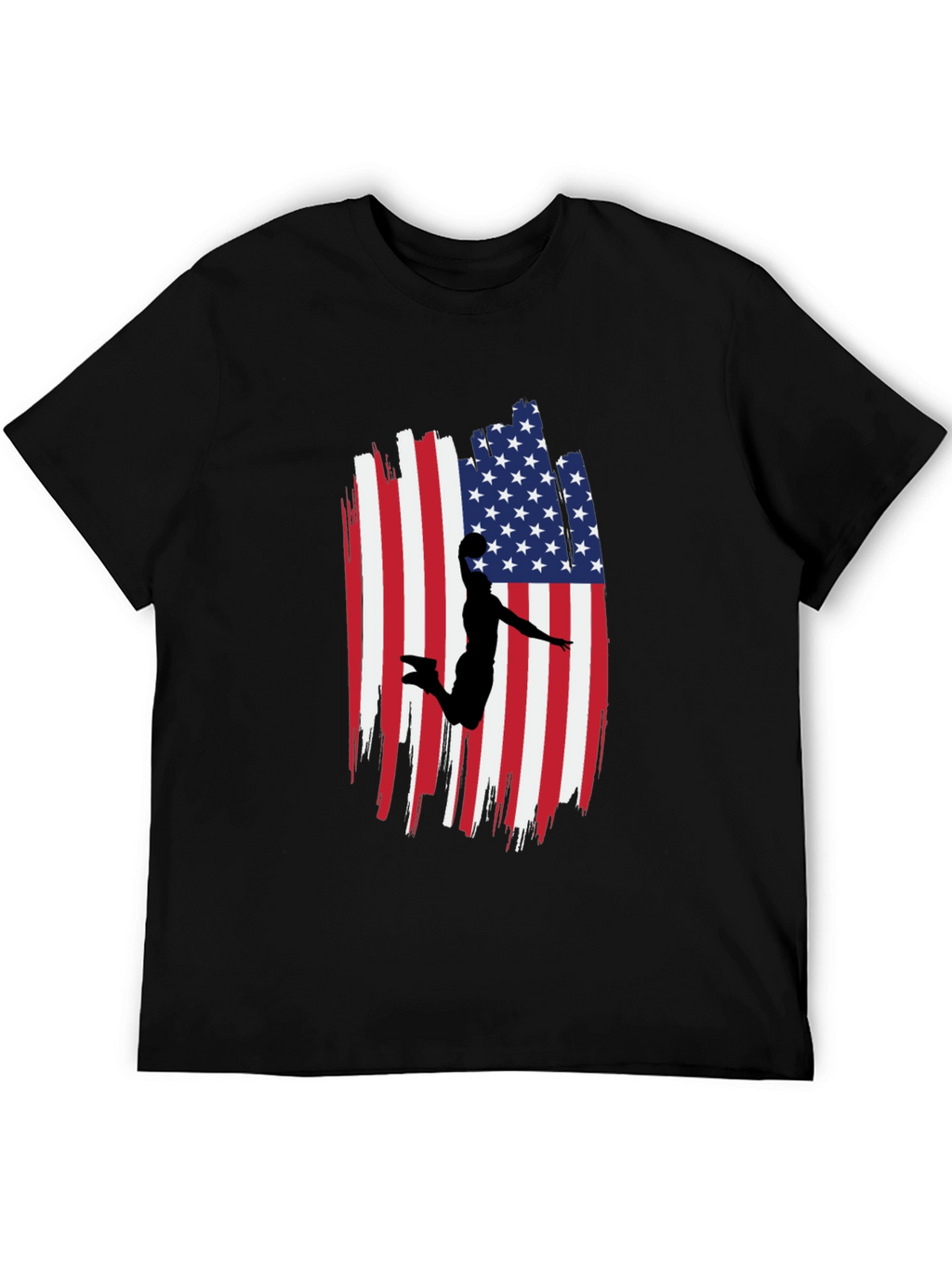 American Flag Basketball Graphic Tee