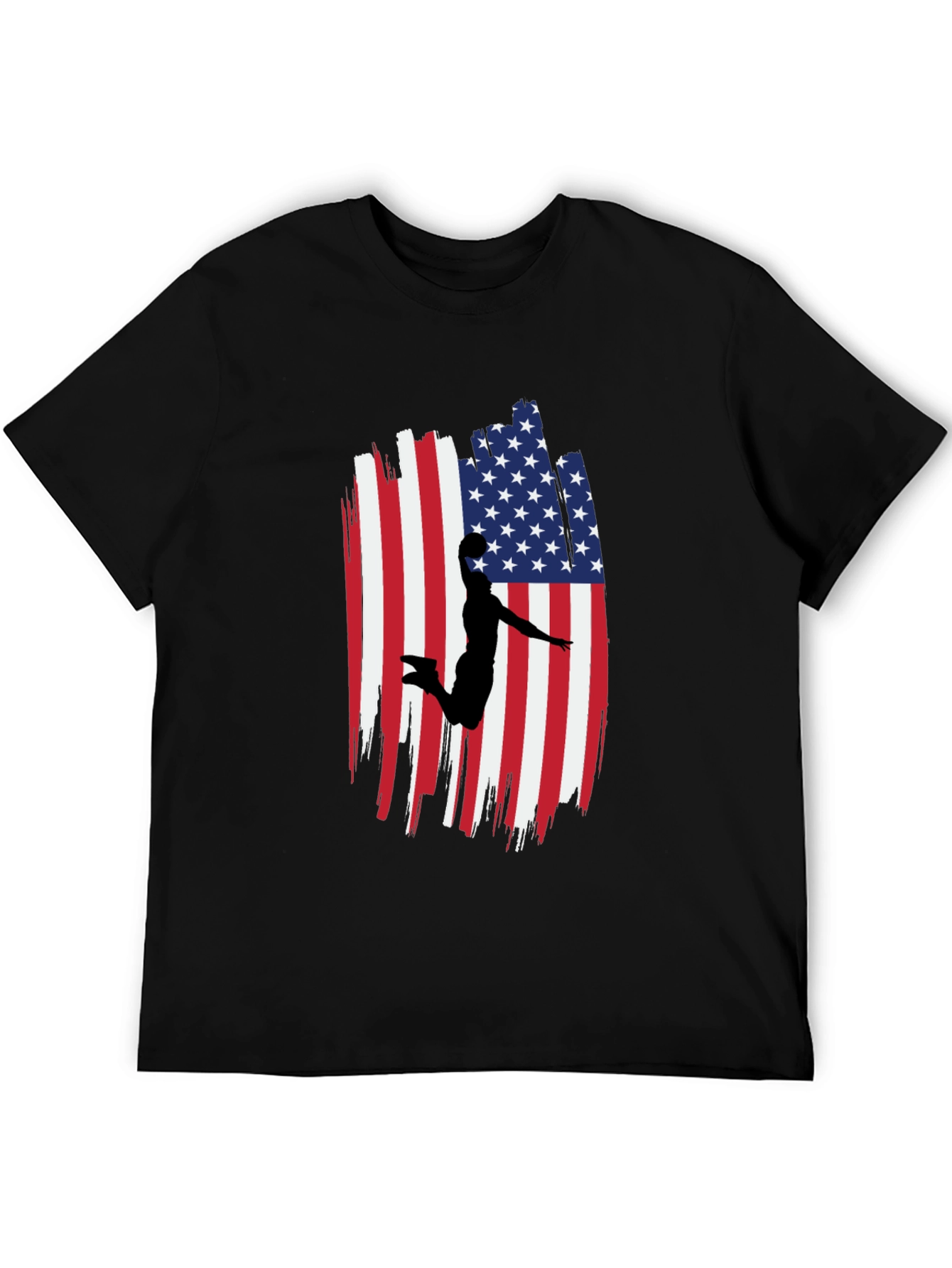 American Flag Basketball Graphic Tee