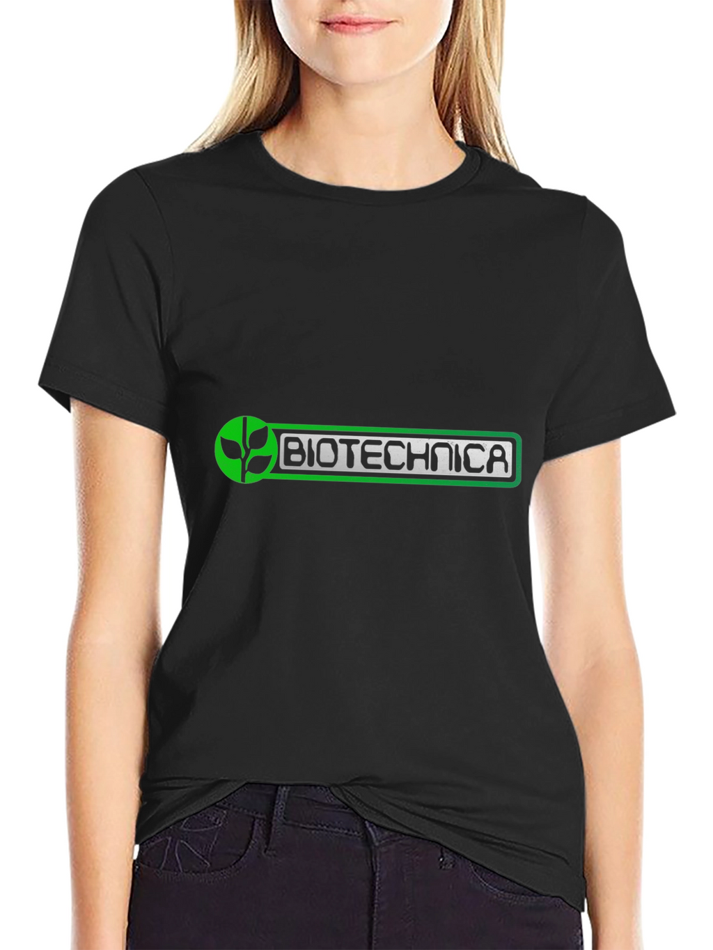 Biotechnica Black T-Shirt: Sleek & Stylish