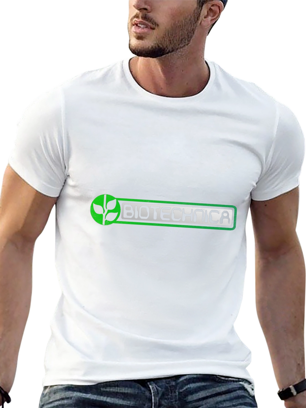 Biotechnica Black T-Shirt: Sleek & Stylish
