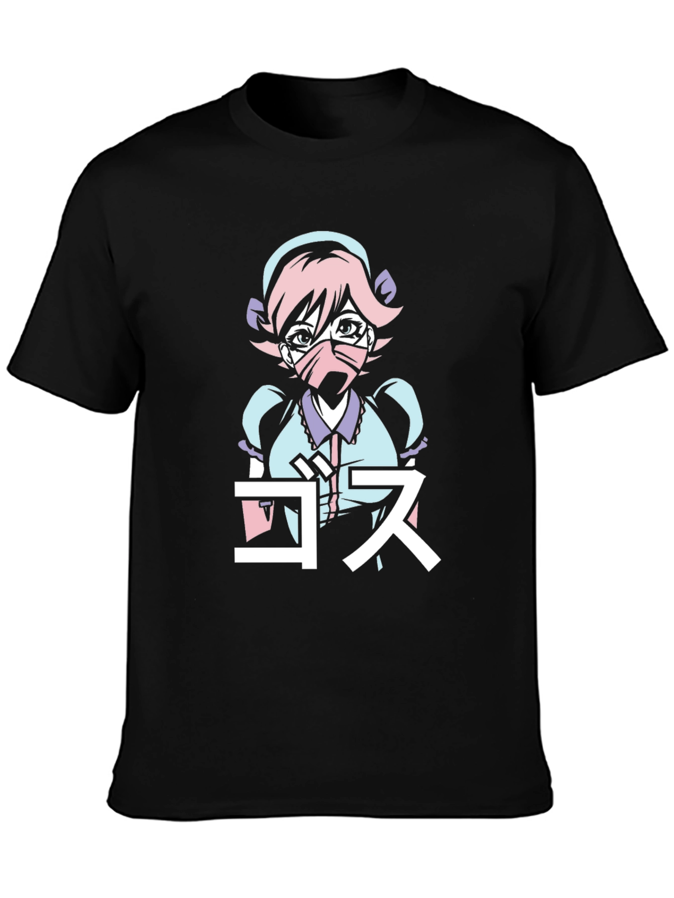 Anime Graphic T-Shirt - Nurse Design