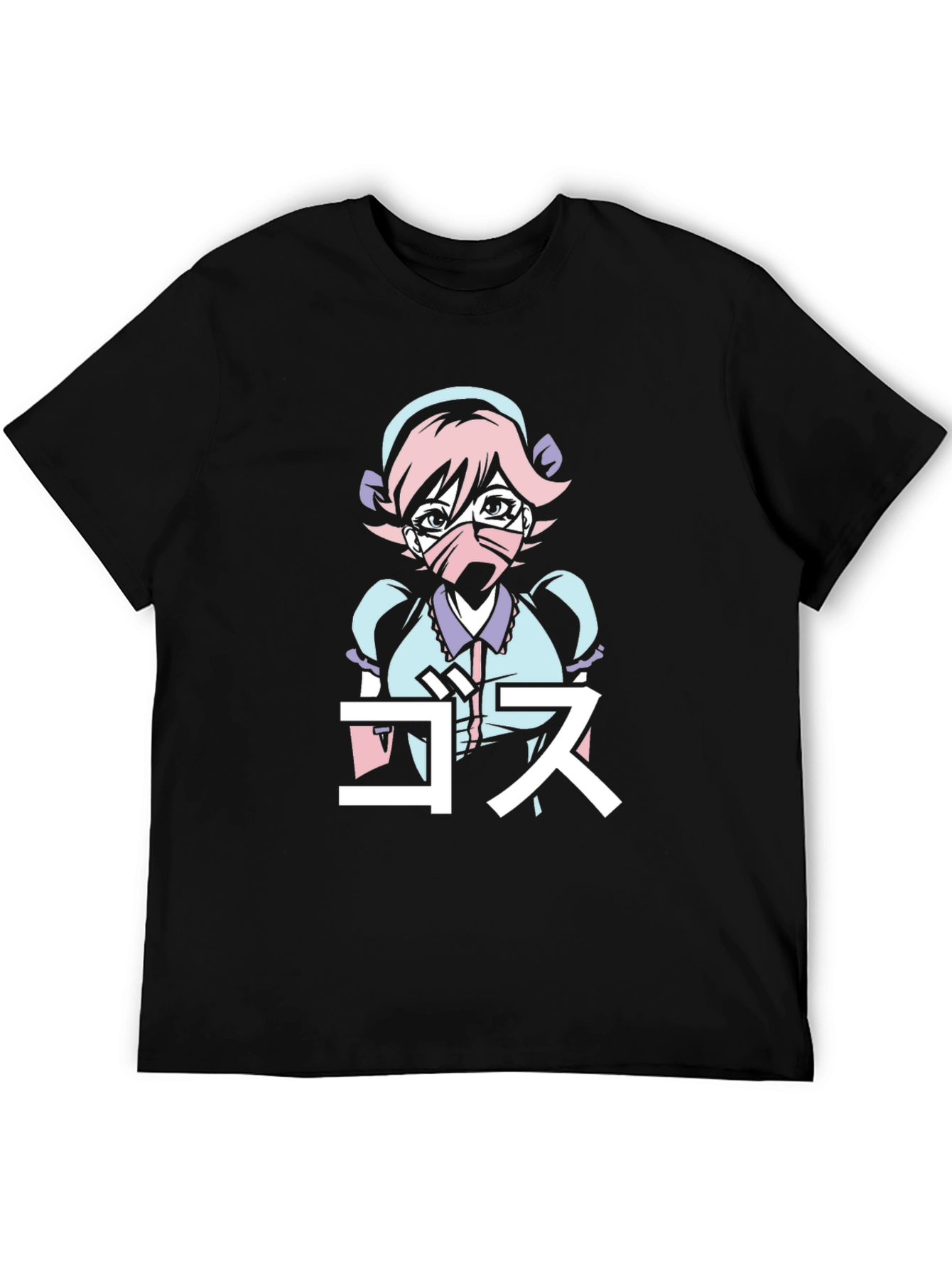 Anime Graphic T-Shirt - Nurse Design