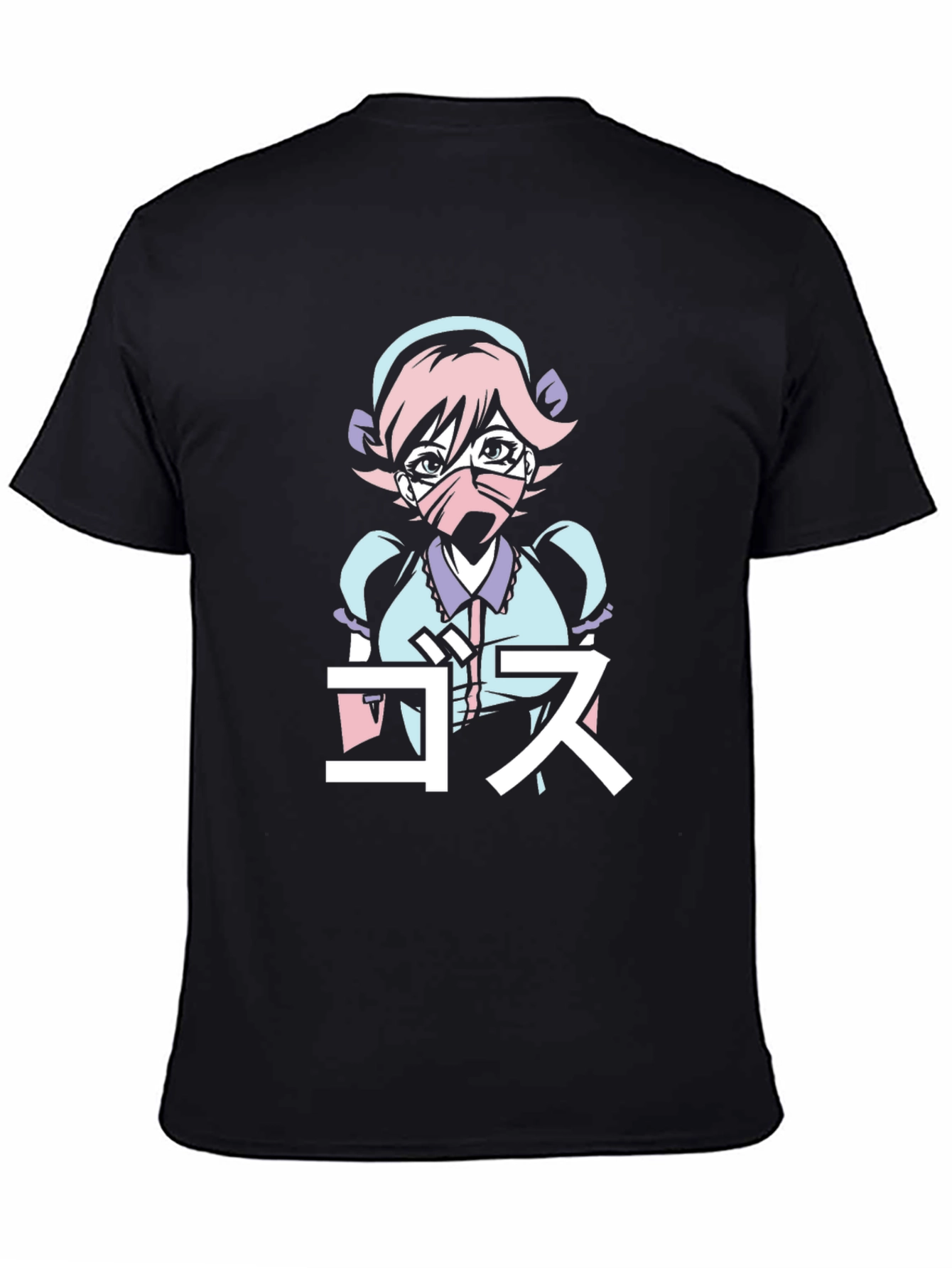 Anime Graphic T-Shirt - Nurse Design