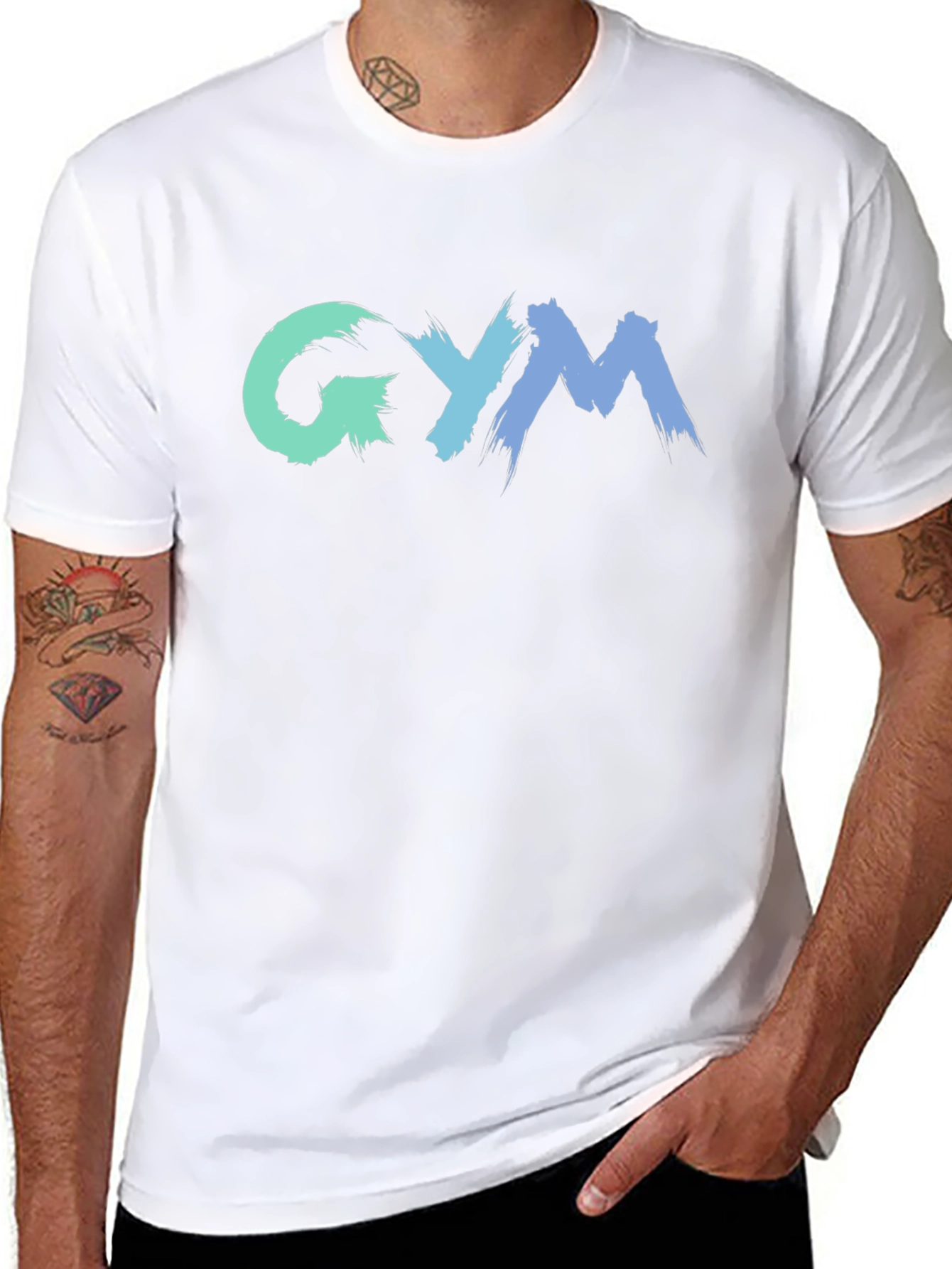 GYM Graphic Tee - Mens Fitness Shirt