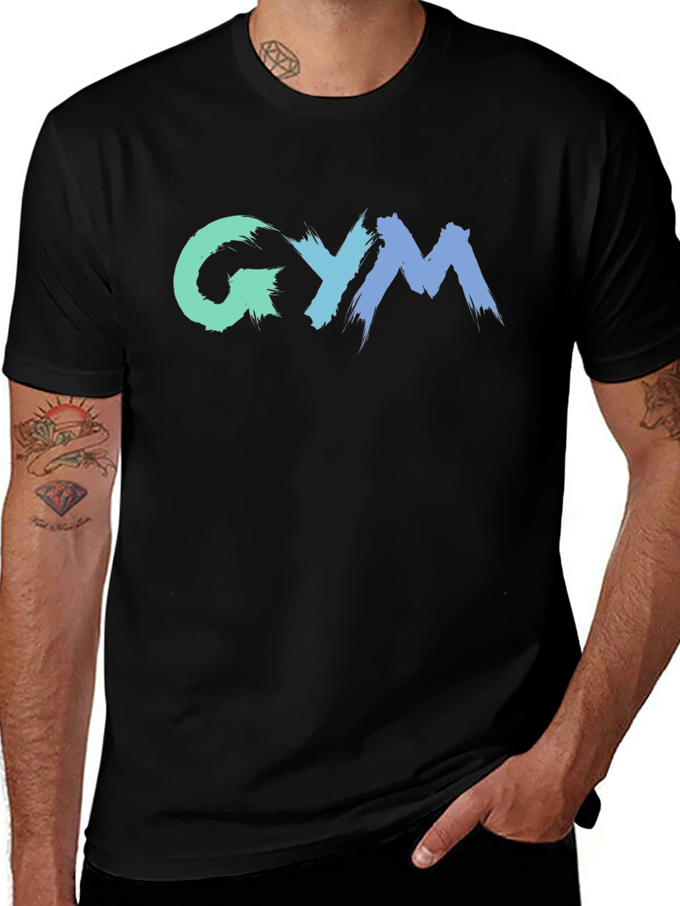 GYM Graphic Tee - Mens Fitness Shirt