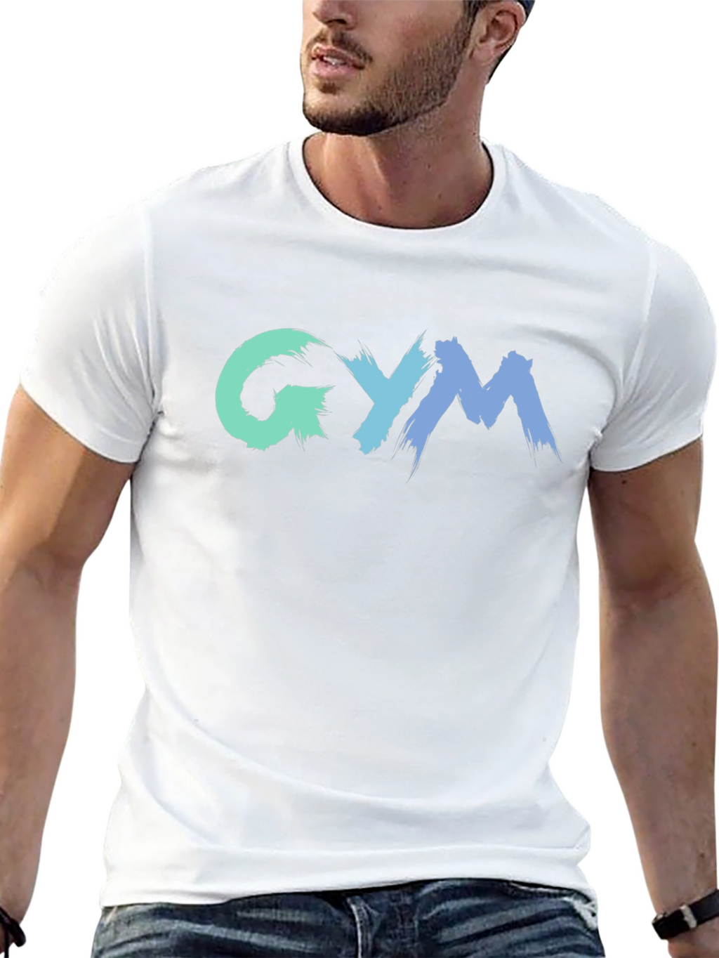 GYM Graphic Tee - Mens Fitness Shirt