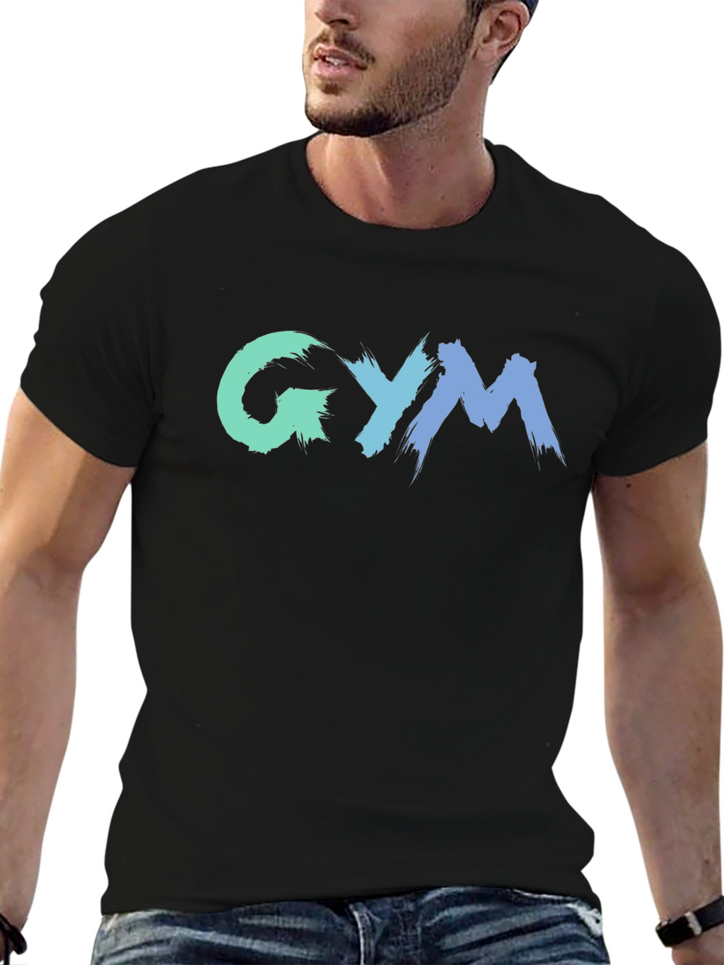 GYM Graphic Tee - Mens Fitness Shirt