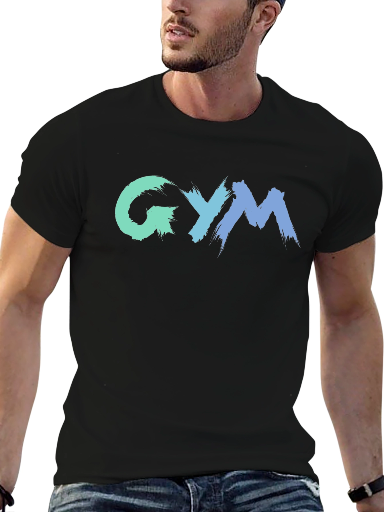 GYM Graphic Tee - Mens Fitness Shirt
