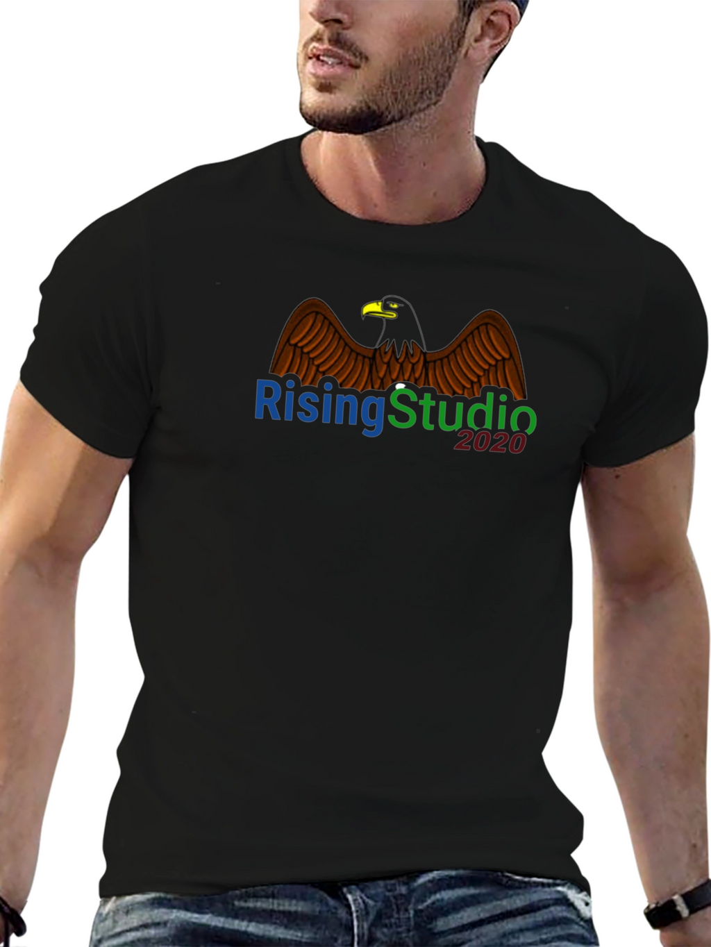 Rising Studio Graphic Tee - Black