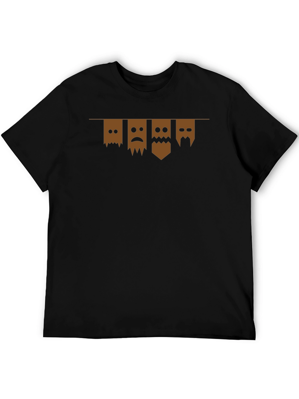 Brown Paper Bag Faces Graphic Tee